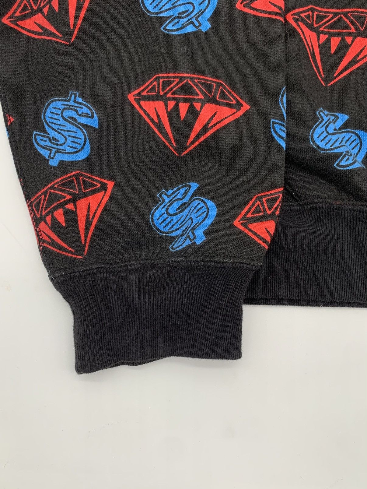Billionaire Boys Club VERY RARE 2006 BBC DIAMONDS & DOLLARS HOODED SWEARSHIRT (L) Size US L / EU 52-54 / 3 - 6 Thumbnail