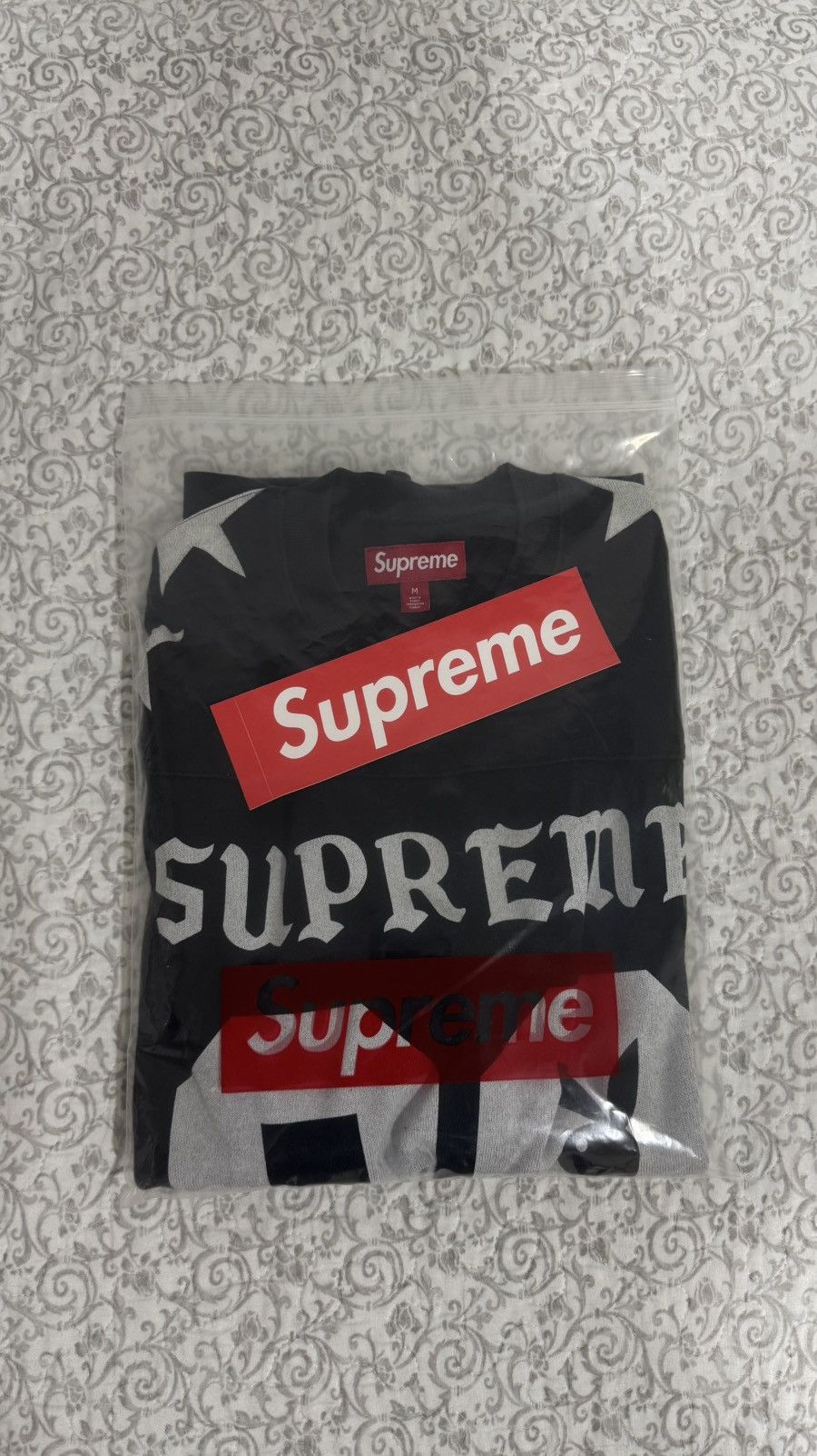 Playboy × Supreme Supreme x Playboy L/S Black Football Top (SS26) Size US M / EU 48-50 / 2 - 5 Thumbnail