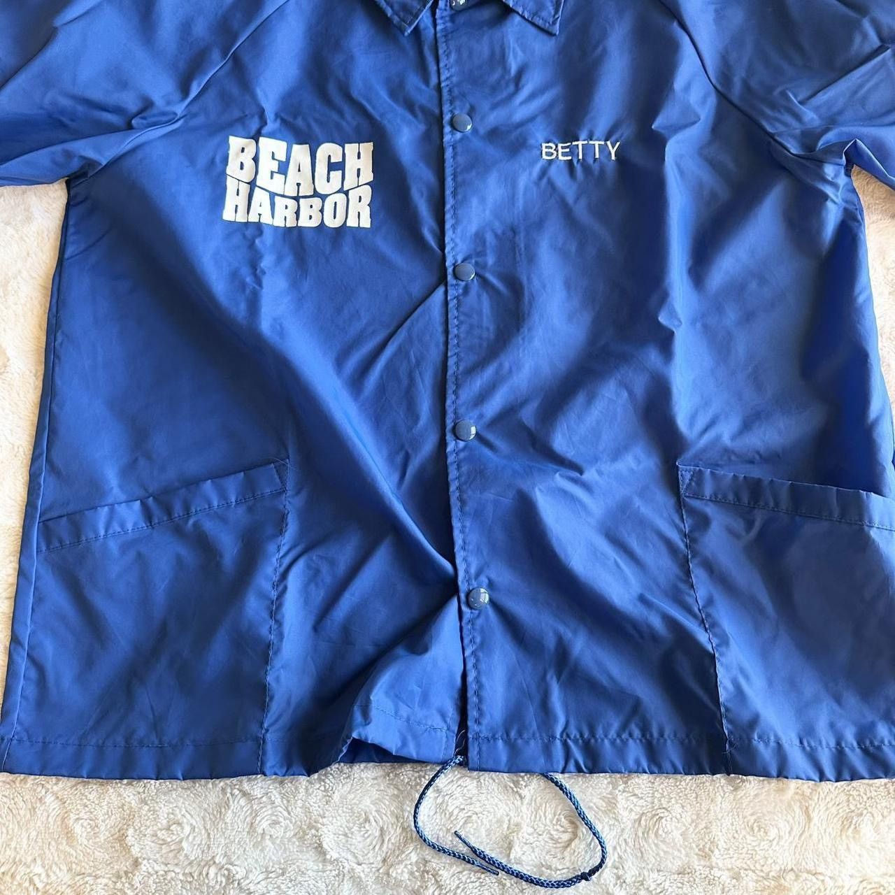 Auburn Sportswear Vintage Beach Harbor Jacket Womens Large Blue Duck Bird 80s Size L / US 10 / IT 46 - 6 Thumbnail