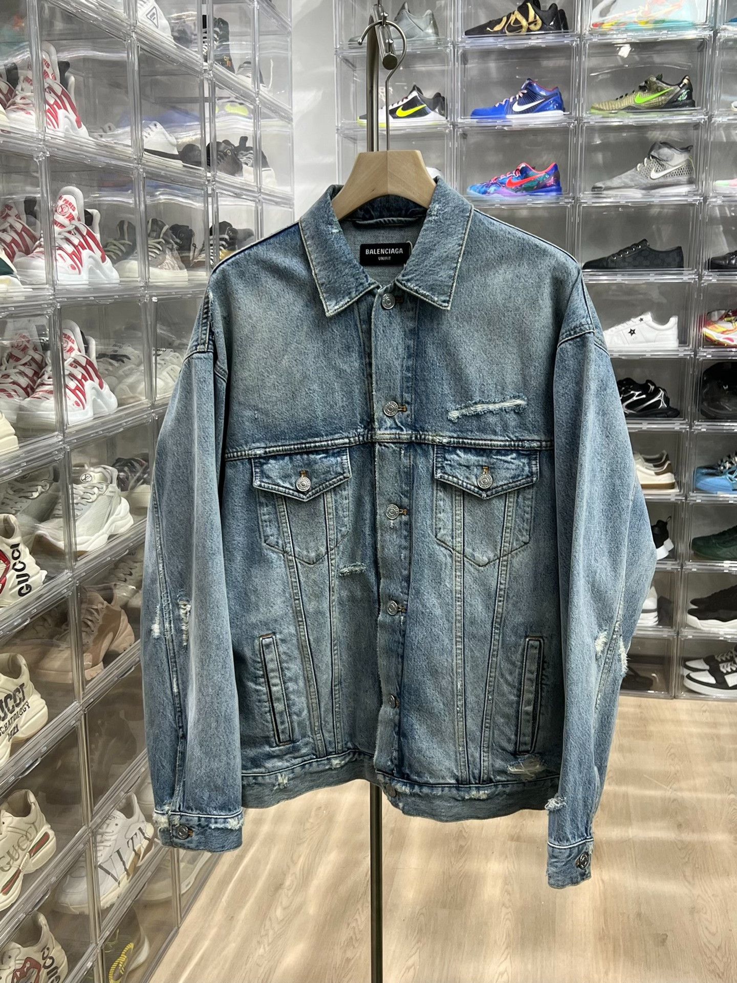 Balenciaga Balenciaga Denim Blue Light Jacket xs Men Size US XS / EU 42 / 0 - 1 Thumbnail