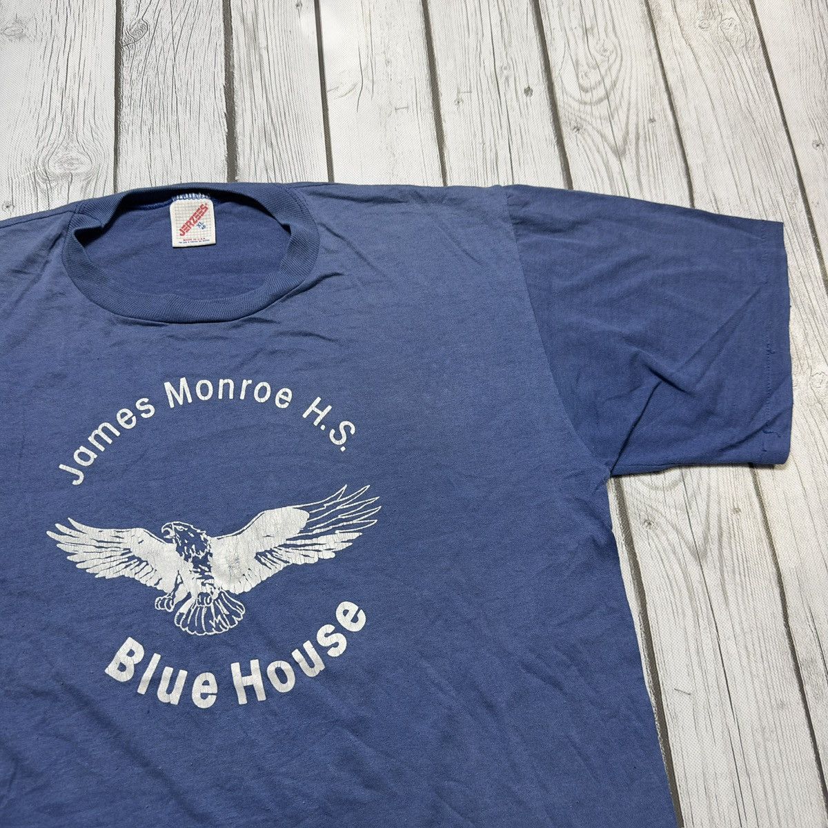 Jerzees × Vintage Vintage James Monroe High School tee Size US XL / EU 56 / 4 - 3 Thumbnail