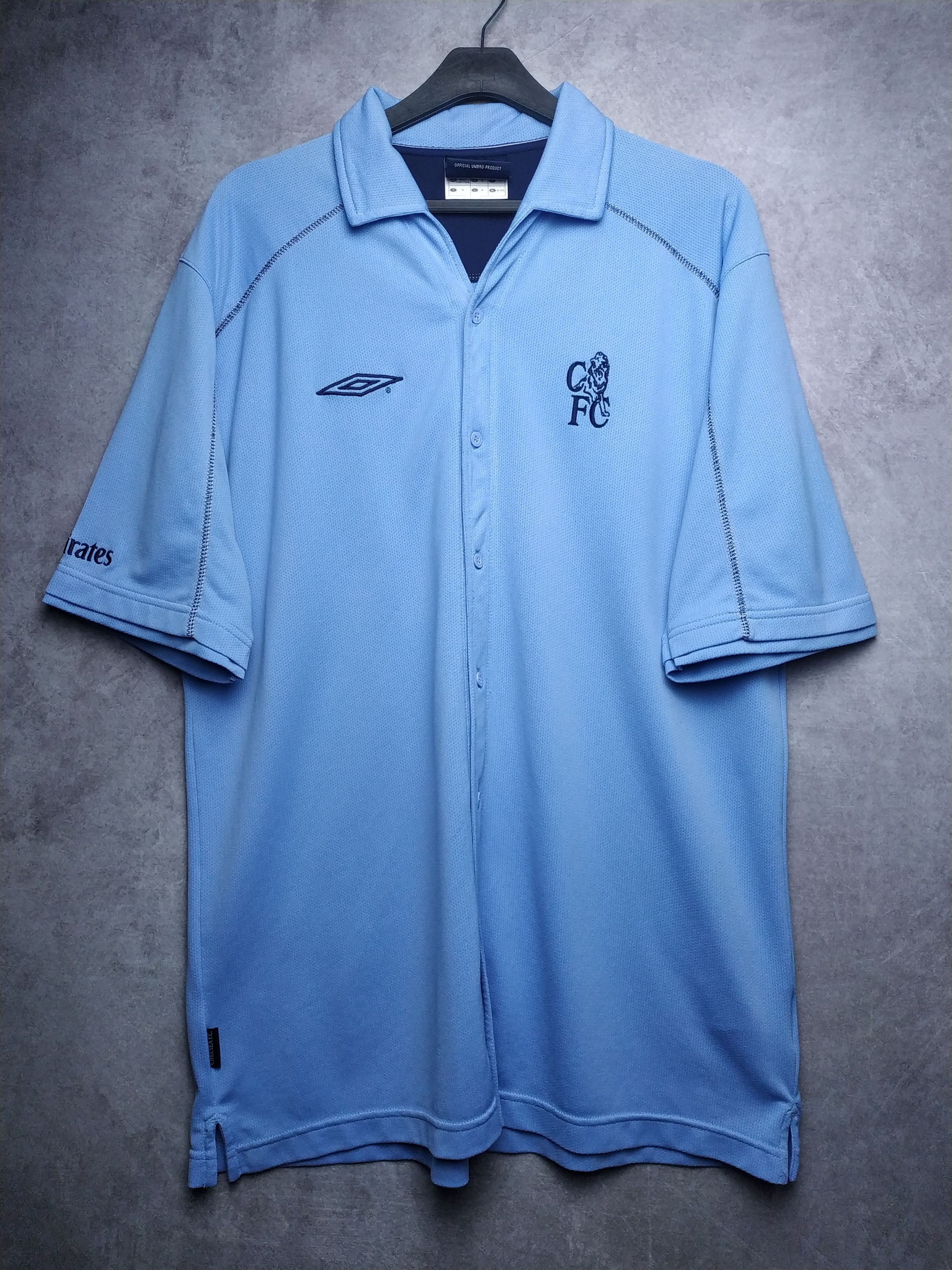 Chelsea Soccer Chelsea London 1999-2000 Umbro vintage football jersey polo Size US XL / EU 56 / 4 - 1 Thumbnail