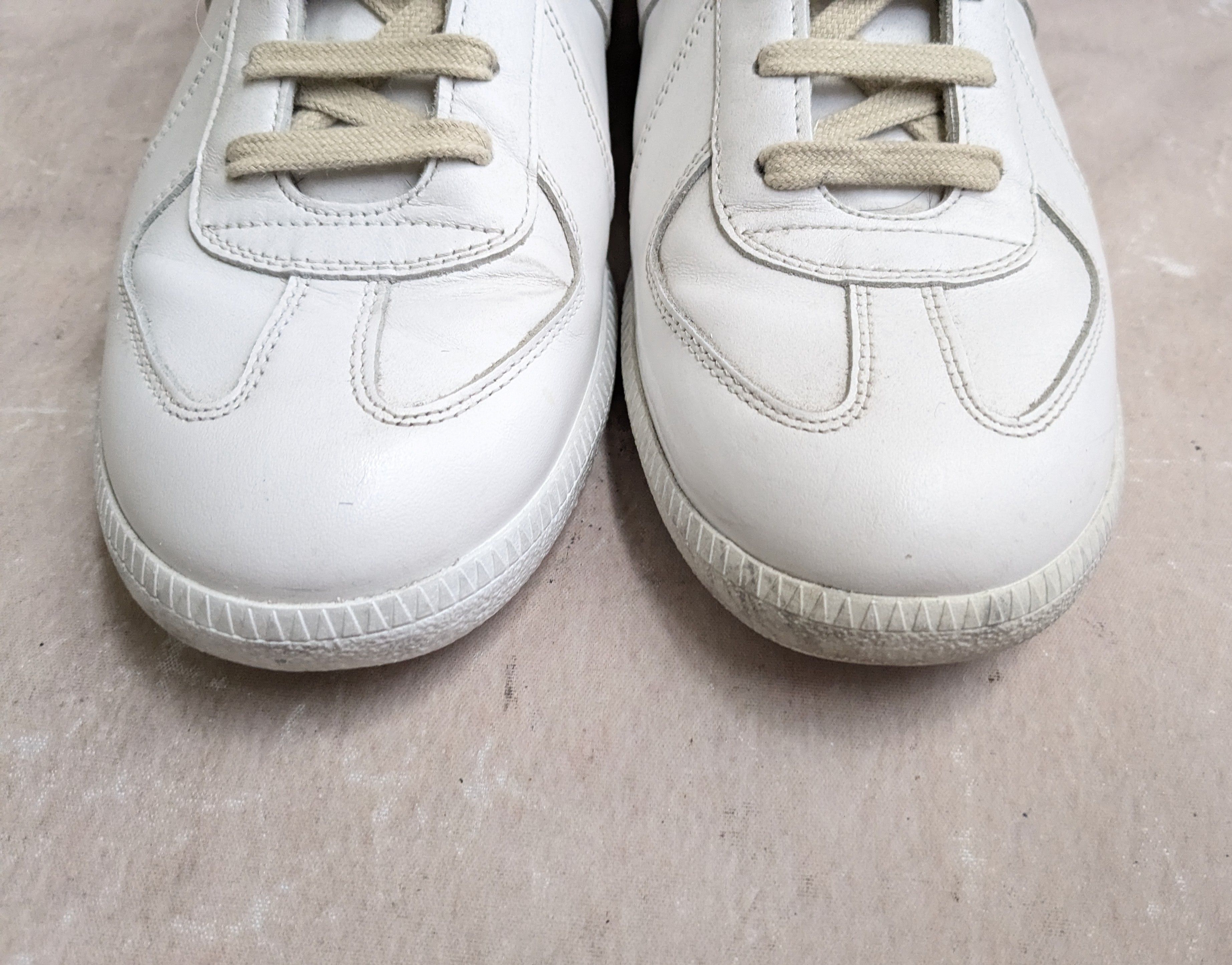 Maison Margiela Maison Margiela Replica GAT White 9 42 Low Tops Leather Size US 9 / EU 42 - 4 Thumbnail
