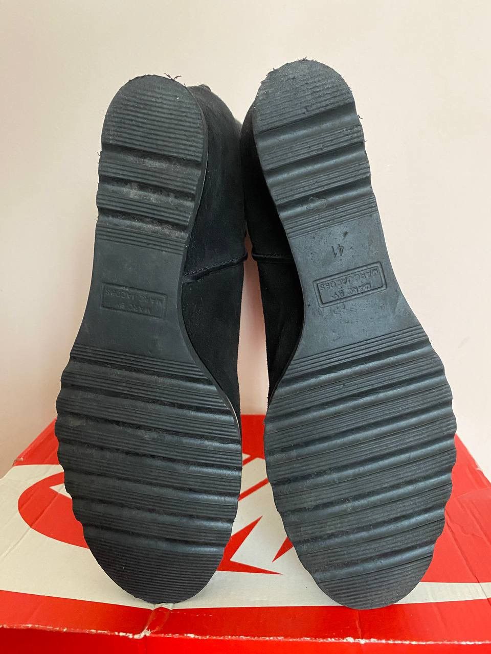 Marc Jacobs Marc By Marc Jacobs Hidden Wedge Faux Sherpa Boots Size US 11 / IT 41 - 6 Thumbnail
