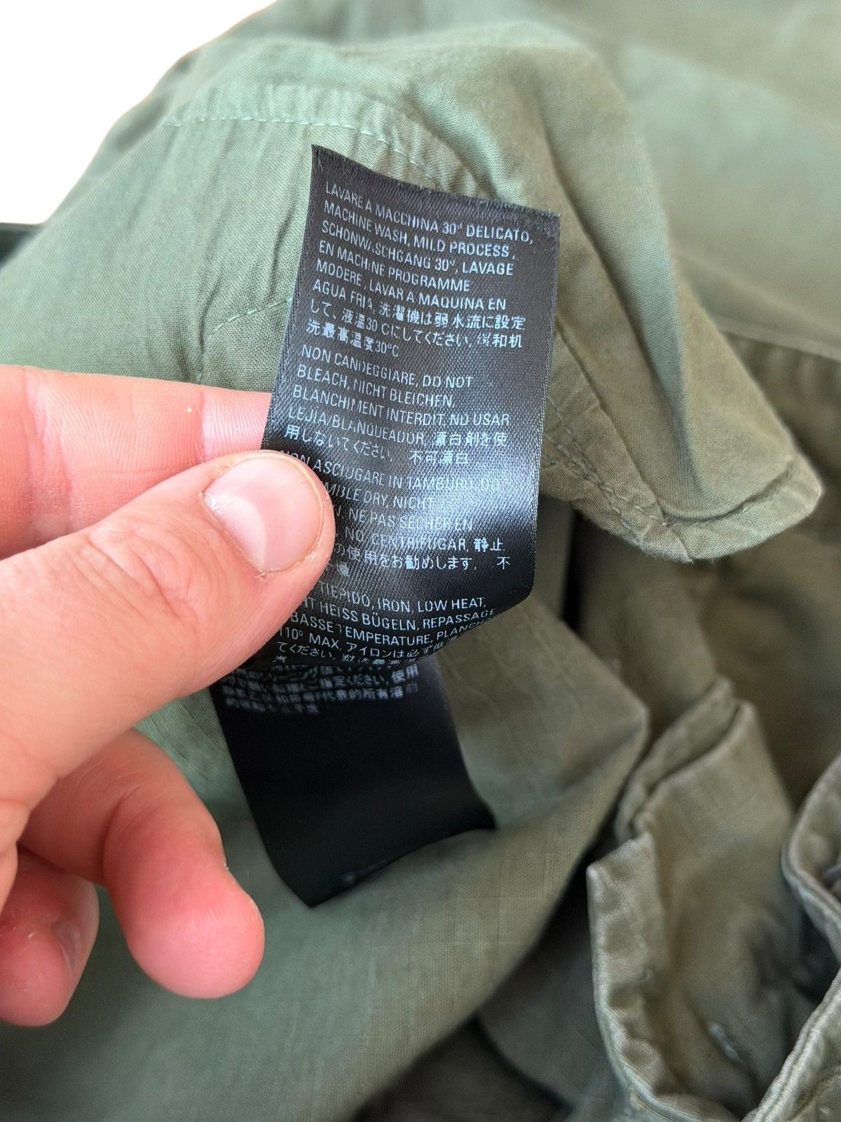 Balenciaga *DEMNA* BALENCIAGA RIPSTOP CARGO BAGGY PANTS Sz 48 green Size US 32 / EU 48 - 13 Thumbnail
