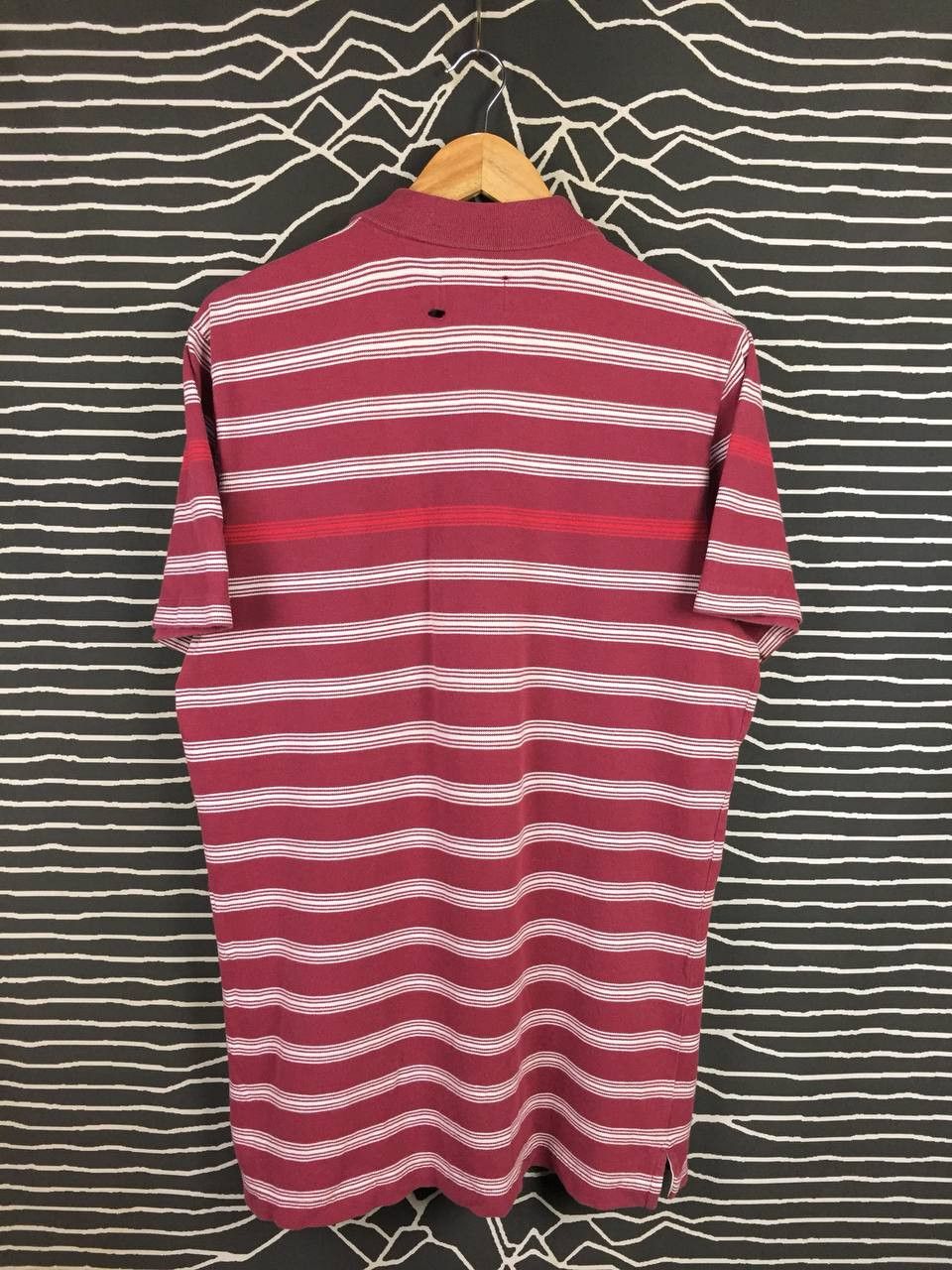 Sergio Tacchini Sergio Tacchini Embroidered Logo Casual Striped Polo Shirt Size US XL / EU 56 / 4 - 4 Thumbnail