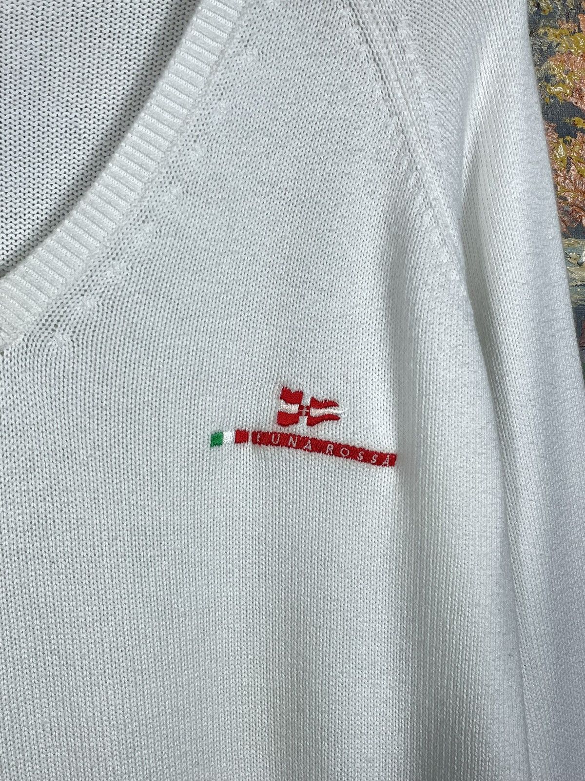 Prada × Vintage Prada Luna Rossa Knitwear Pull Jumper Sweatshirt Luxury Size US M / EU 48-50 / 2 - 6 Thumbnail
