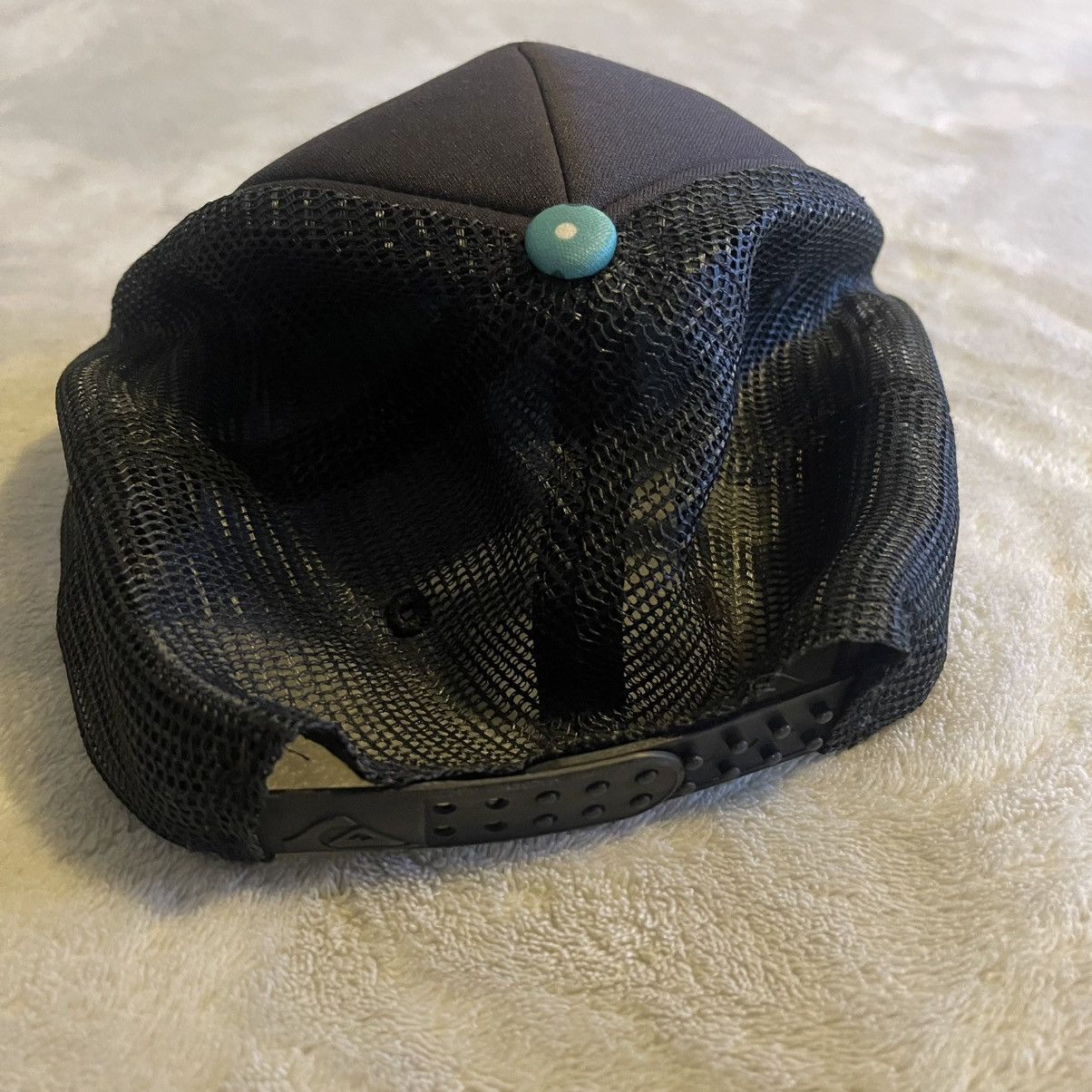 Quiksilver Quiksilver Hat Men One Size Black Trucker Adjustable Cap Size ONE SIZE - 5 Thumbnail