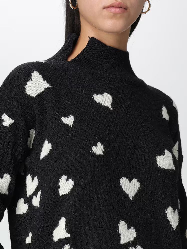 Marni o1y1125 Turtleneck Sweater in Black/White Size M / US 6-8 / IT 42-44 - 5 Thumbnail