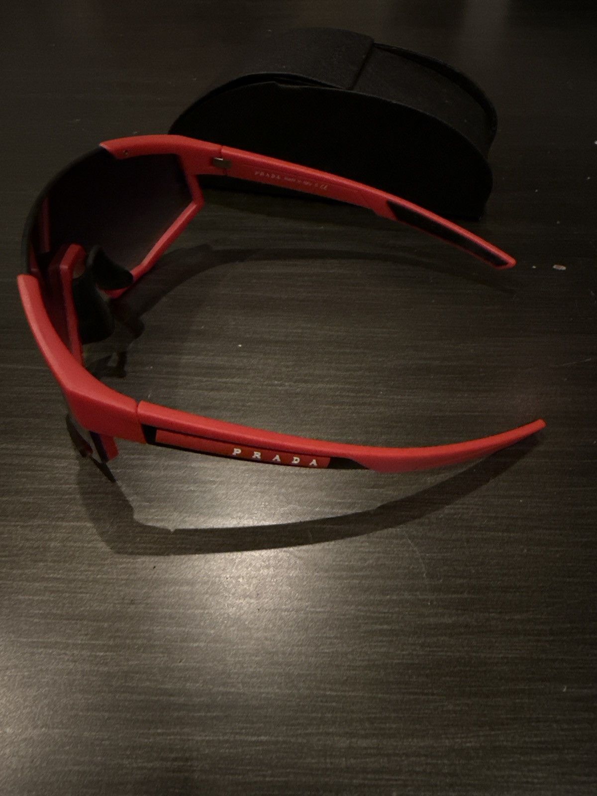 Prada Linea Rossa Shield Sunglasses Size ONE SIZE - 2 Thumbnail