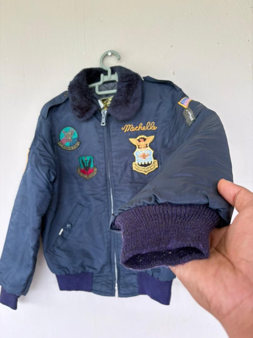 Vintage Vintage 90 MA-1 Flight Jacket USAF Tactical Air Command Size US XS / EU 42 / 0 - 3 Thumbnail