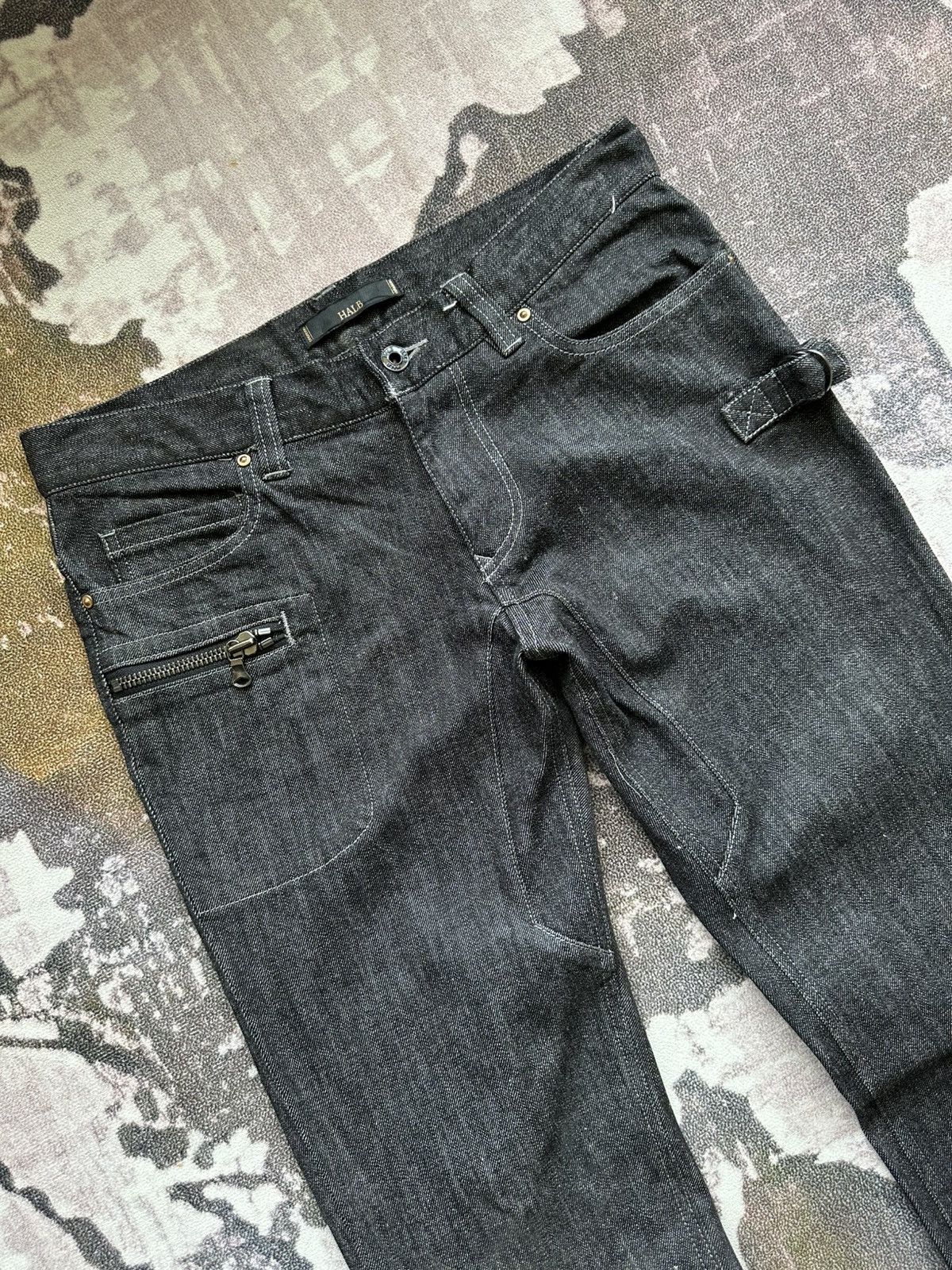 Tete Homme 2010’s HALB by Tete Homme new era hybrid black denim Size US 33 - 5 Thumbnail