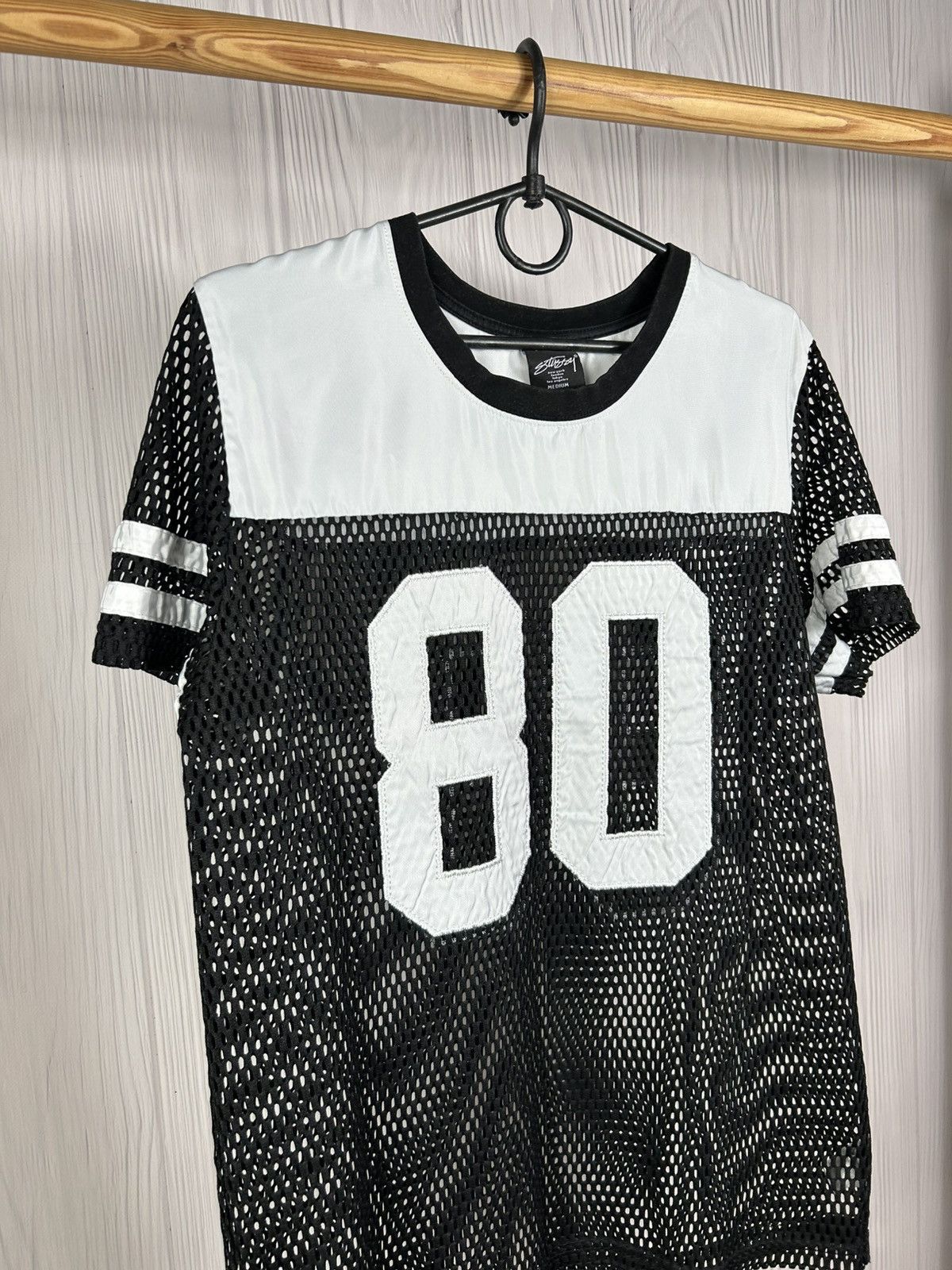 Stussy Stussy 80 Mesh Jersey T-Shirt Size M Size M / US 6-8 / IT 42-44 - 3 Thumbnail