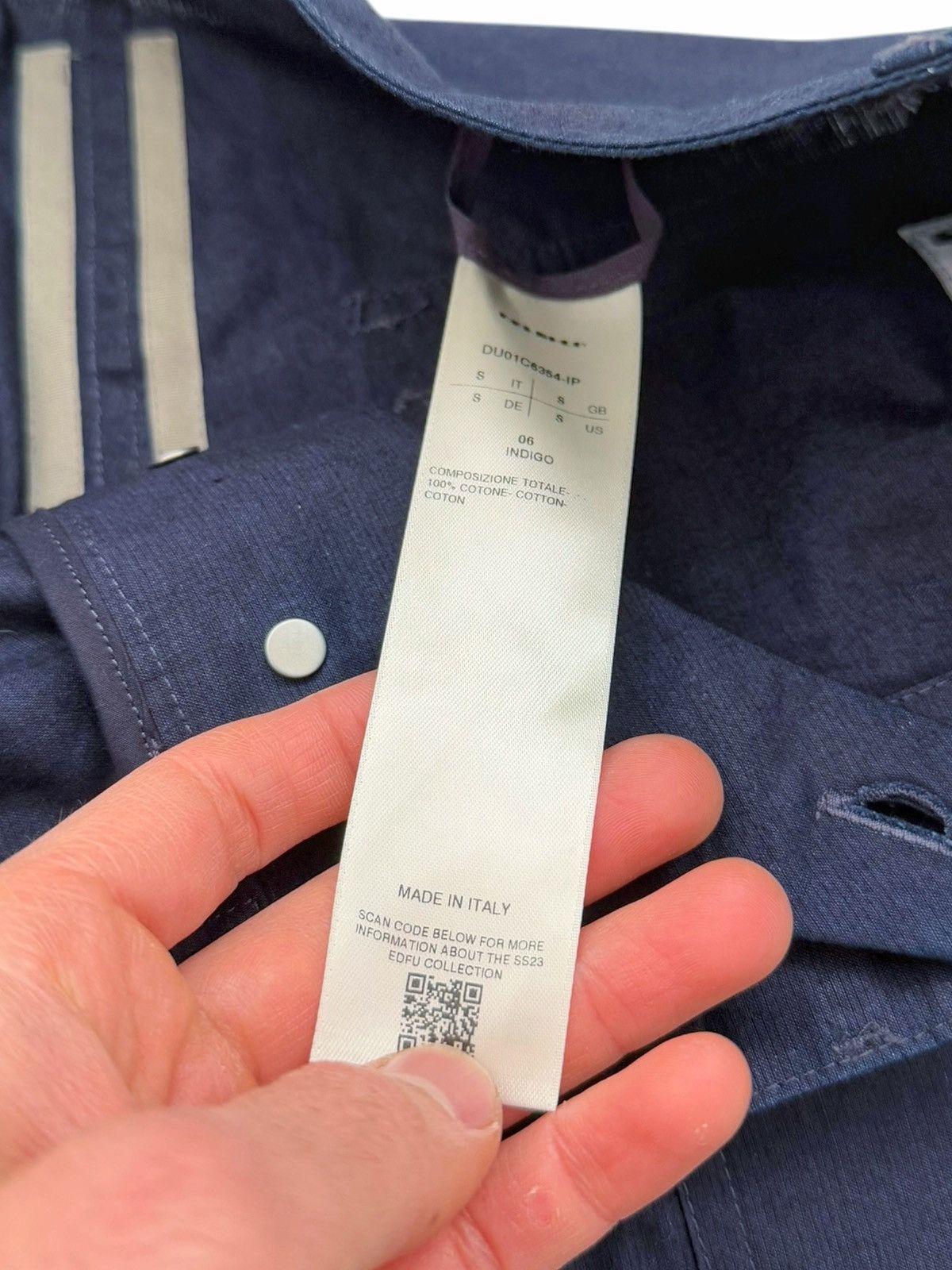 Rick Owens Indigo Baggy Carpenter Trouser Pant Size US 34 / EU 50 - 7 Thumbnail
