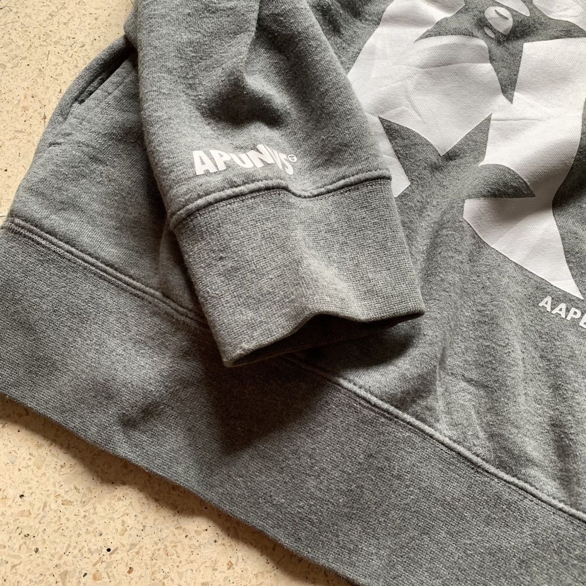 Aape 2000s Bape Aape Apunvs Pullover Hoodie Grey Size US M / EU 48-50 / 2 - 6 Thumbnail