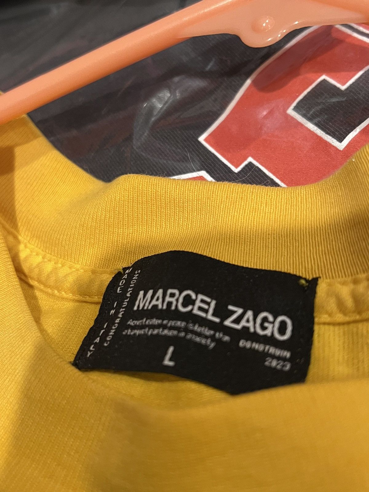 Marcel Zago Steakle V1 Yellow Shirt | Marcel Zago Size US L / EU 52-54 / 3 - 3 Thumbnail