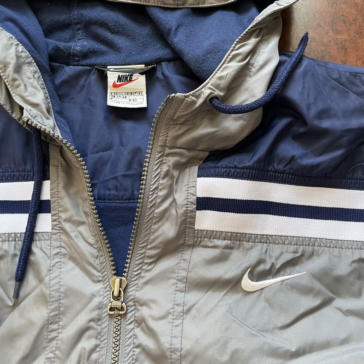 Japanese Brand × Nike × Vintage Nike 90s big swoosh nylon vest jacket tn acg shox court Size US XXL / EU 58 / 5 - 3 Thumbnail