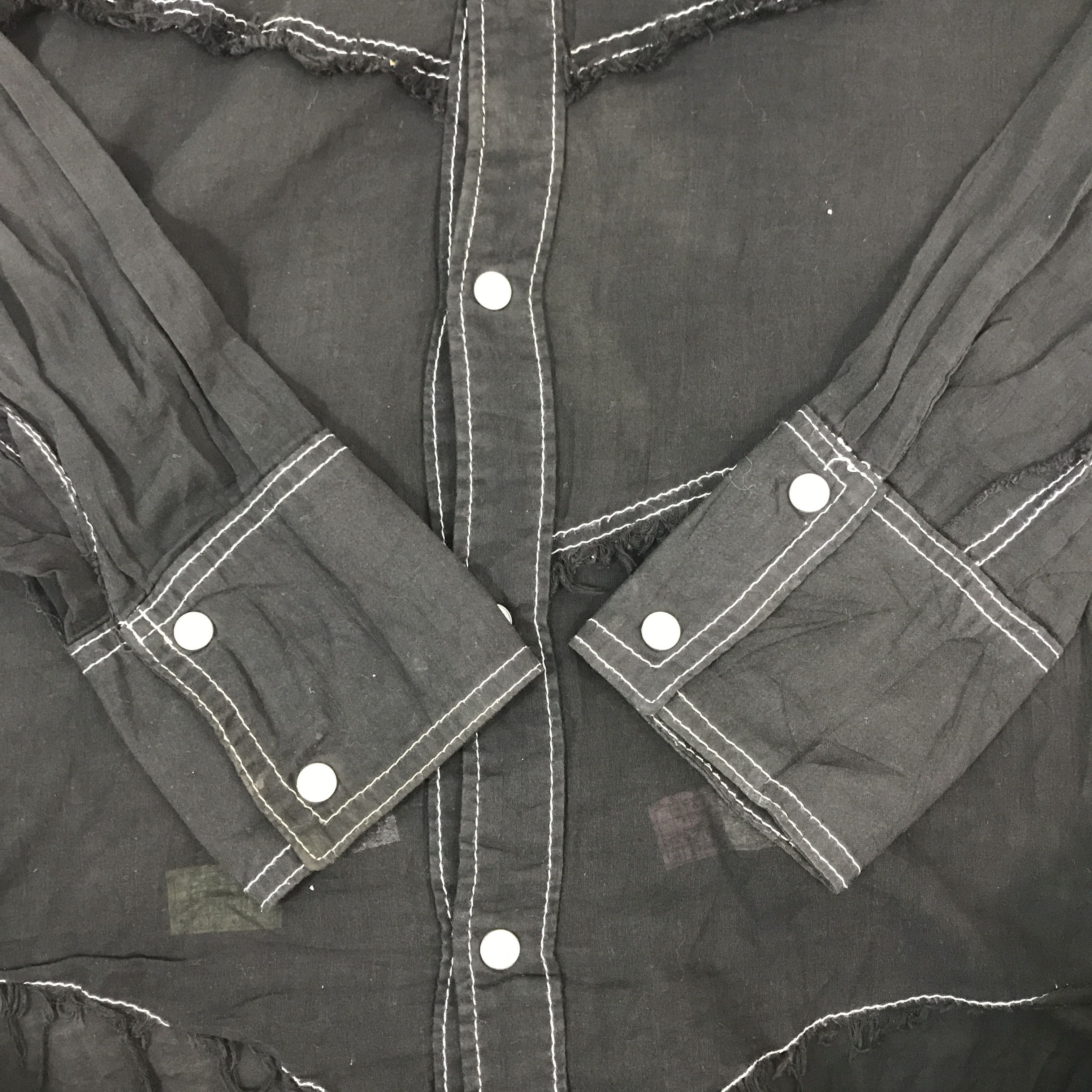 Japanese Brand Vintage Serious Los Angles gothic design punk shirtK44B57 Size US M / EU 48-50 / 2 - 7 Thumbnail