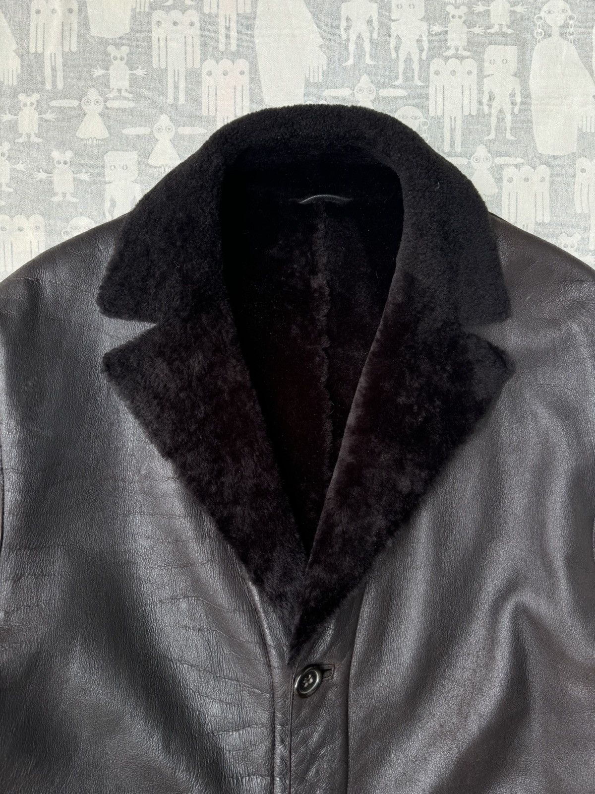 Jil Sander Jil Sander Late 90's Shearling Leather Coat Size US L / EU 52-54 / 3 - 4 Thumbnail