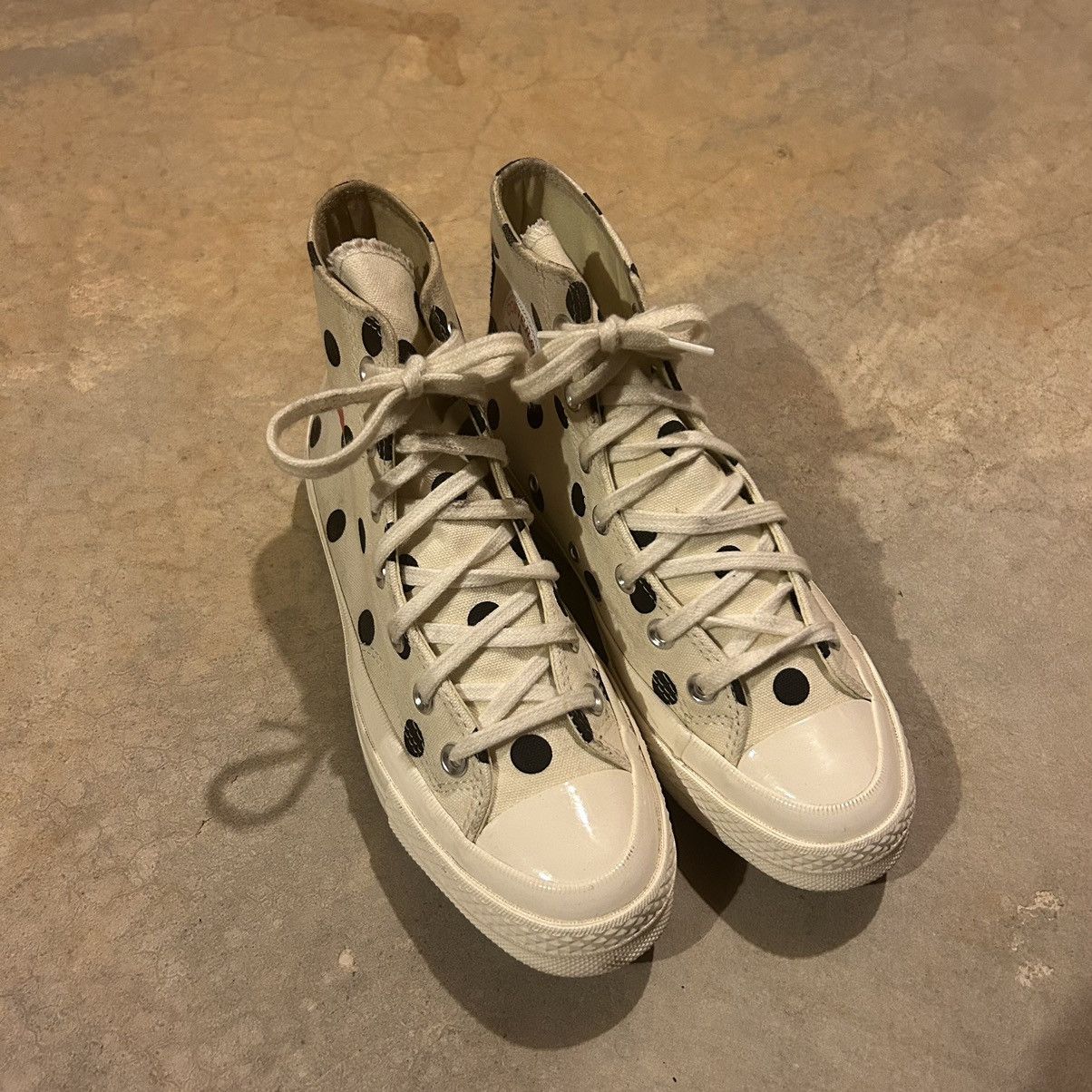 Comme des Garcons PLAY × Converse Converse All Star 70 Hi CDG Play Polka Dot US 6 Size US 6 / EU 39 - 8 Thumbnail