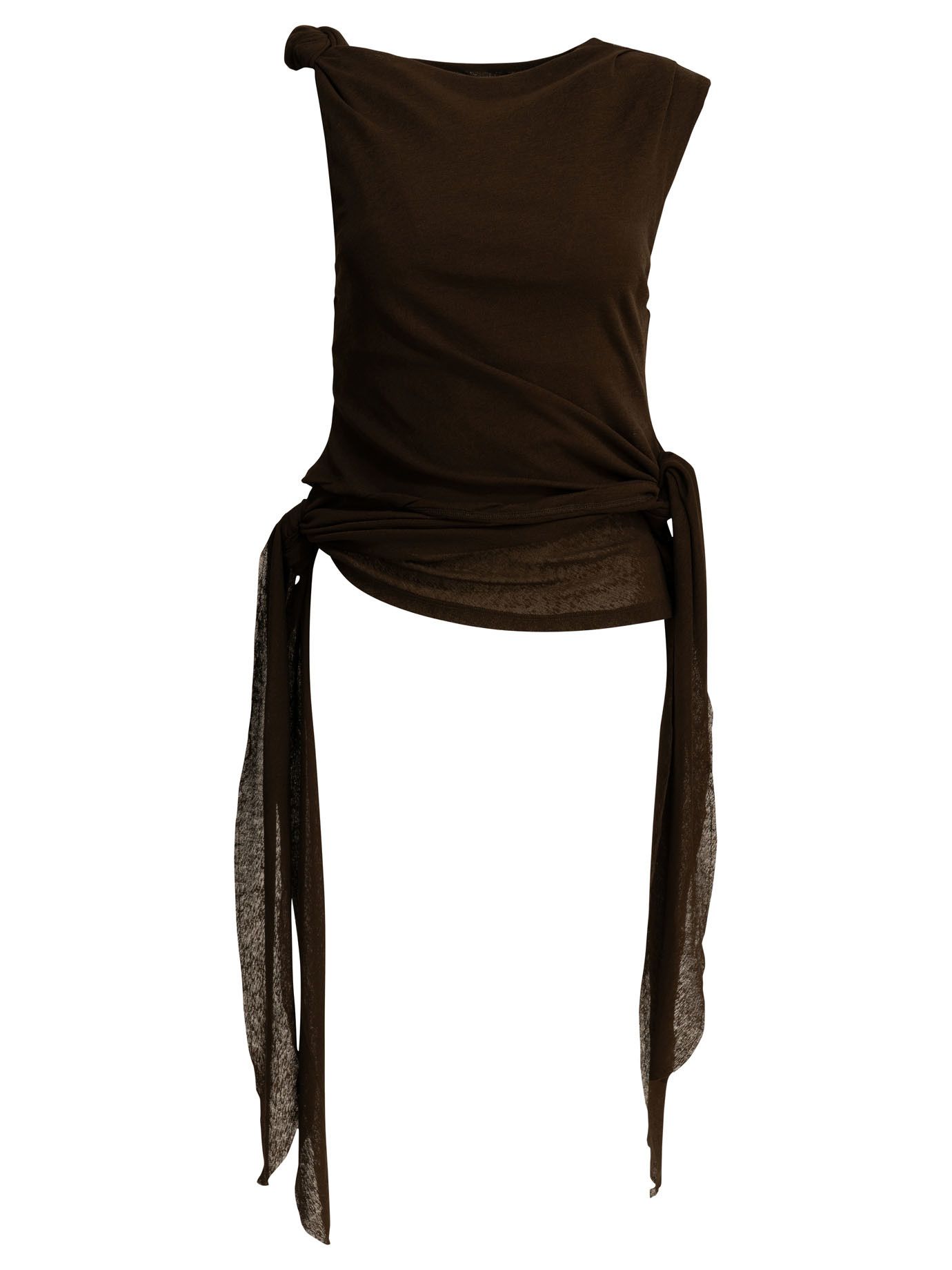 Ganni Draped Tank Top Size S / US 4 / IT 40 - 1 Thumbnail