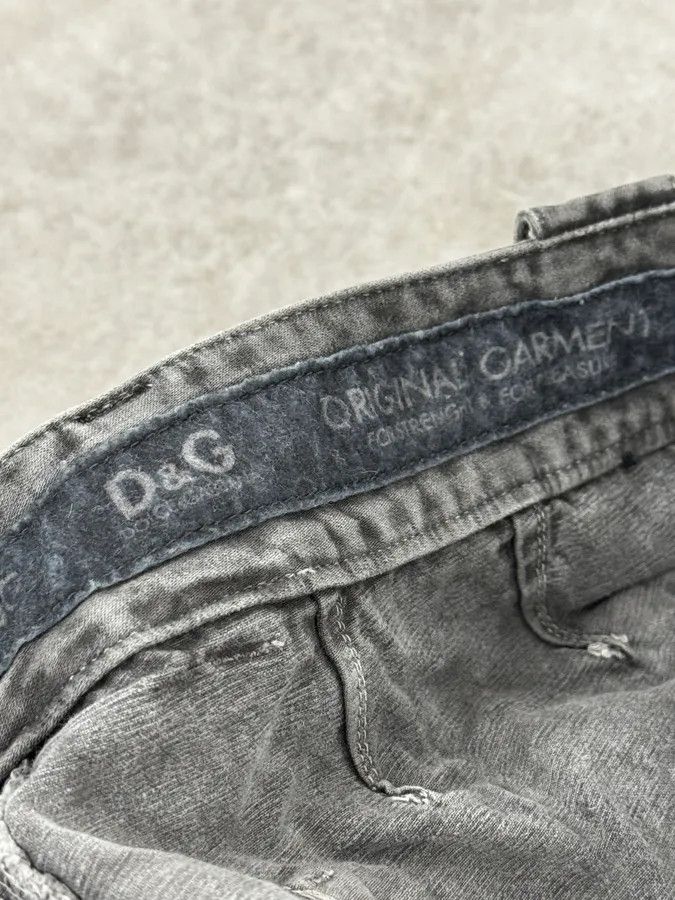 Dolce & Gabbana AW2003 Dolce & Gabbana Grey Multi-Pocket Eroded Cargo Pants Size US 32 / EU 48 - 11 Thumbnail