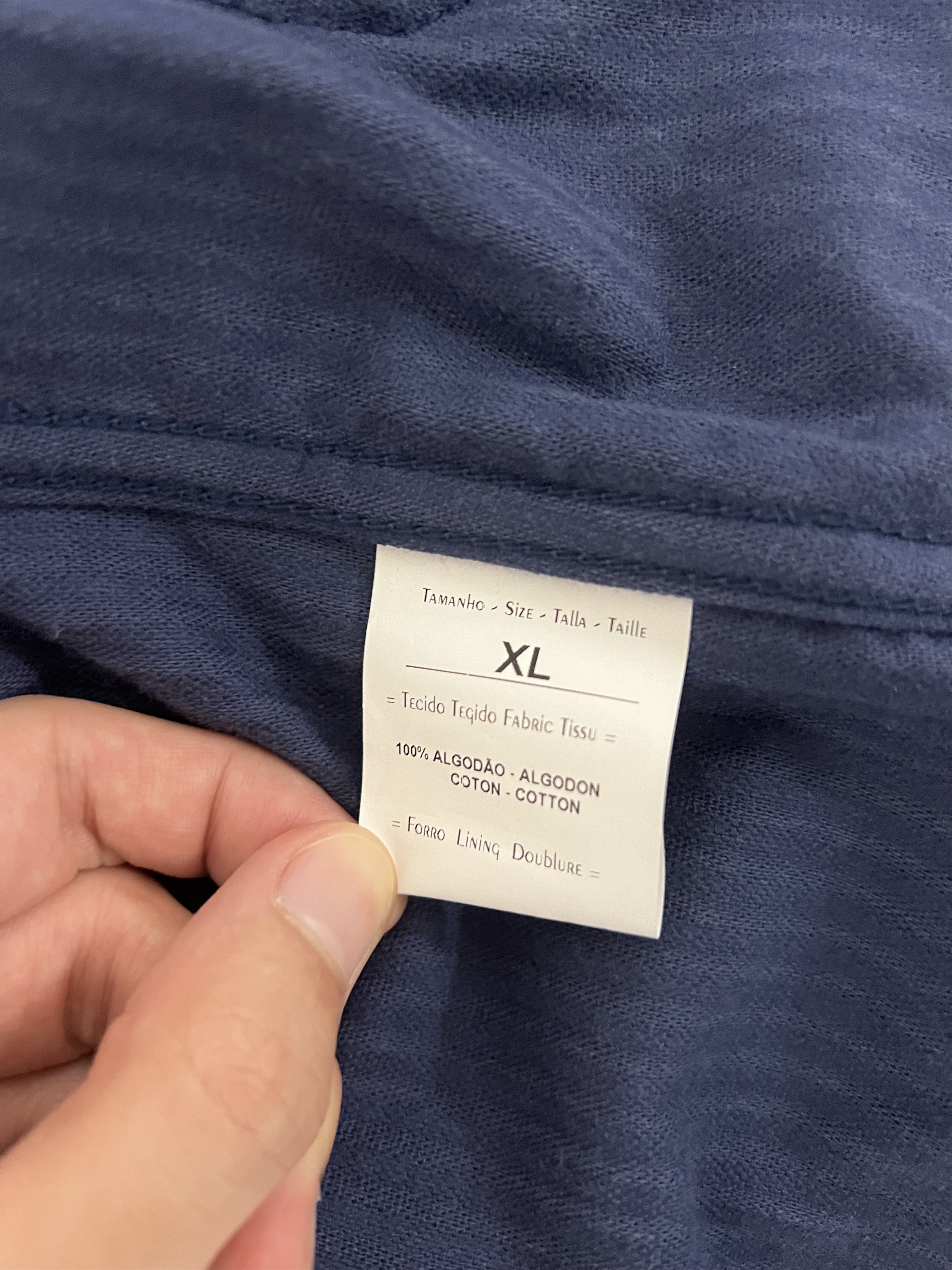 WYTHE 💚 Wythe Italian Donegal Corduroy Ranch Jacket Marine Blue Size US XL / EU 56 / 4 - 10 Thumbnail