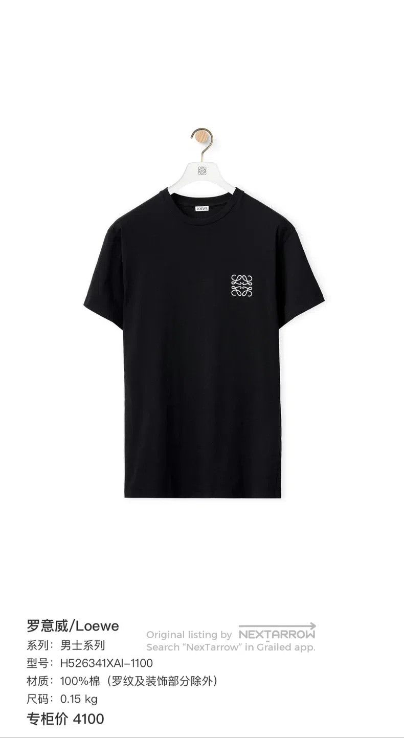 Loewe Loewe Black Embroidered Logo Short-sleeve Size XS / US 0-2 / IT 36-38 - 5 Thumbnail
