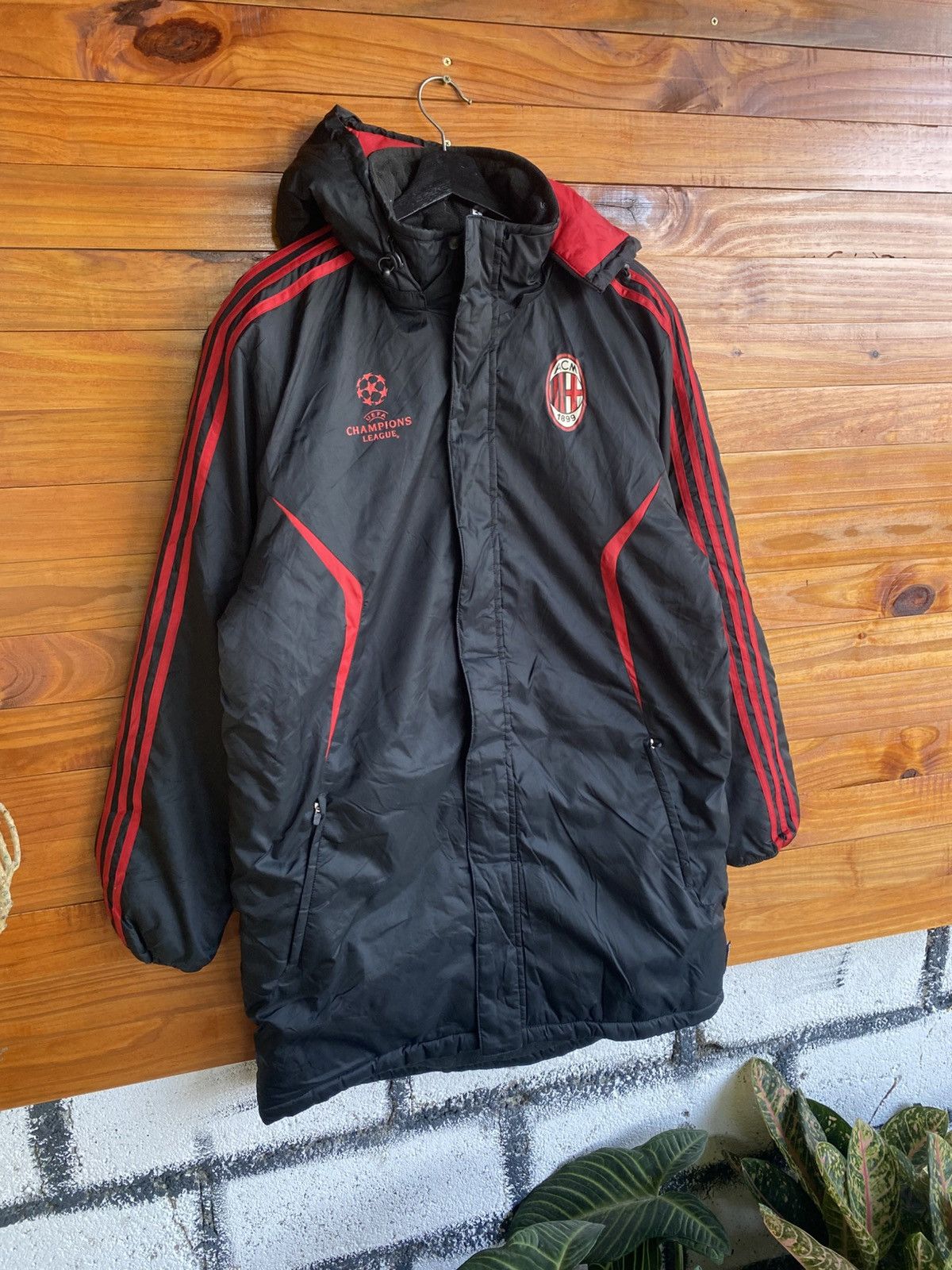Adidas Vintage Adidas AC Milan UEFA Champions League ClimaWarm Size US M / EU 48-50 / 2 - 5 Thumbnail