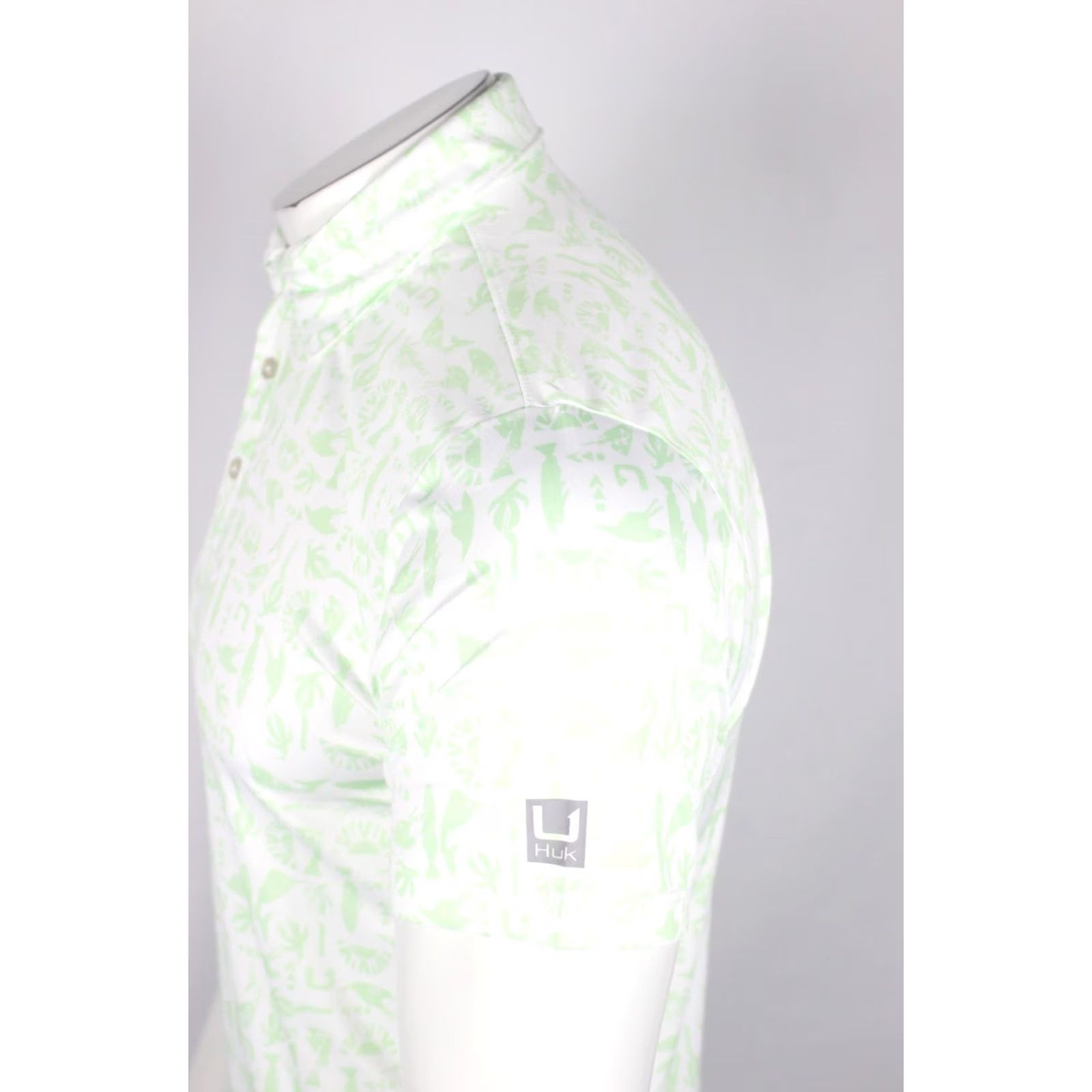Vintage Huk Fishing Men's Batiki Pursuit Polo Short Sleeve Shirt S Small Green Batiki Pursuit Polo Shirt Green Huk Fishing S Small Men's Polo Shirt Green Size US S / EU 44-46 / 1 - 3 Thumbnail