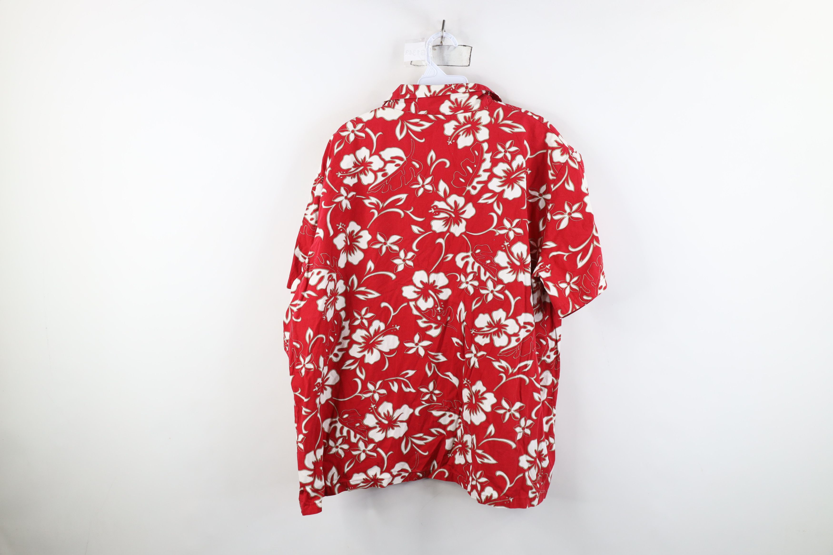 Vintage Vintage 90s Streetwear Flower Luau Hawaiian Button Shirt USA Size XL / US 12-14 / IT 48-50 - 11 Thumbnail
