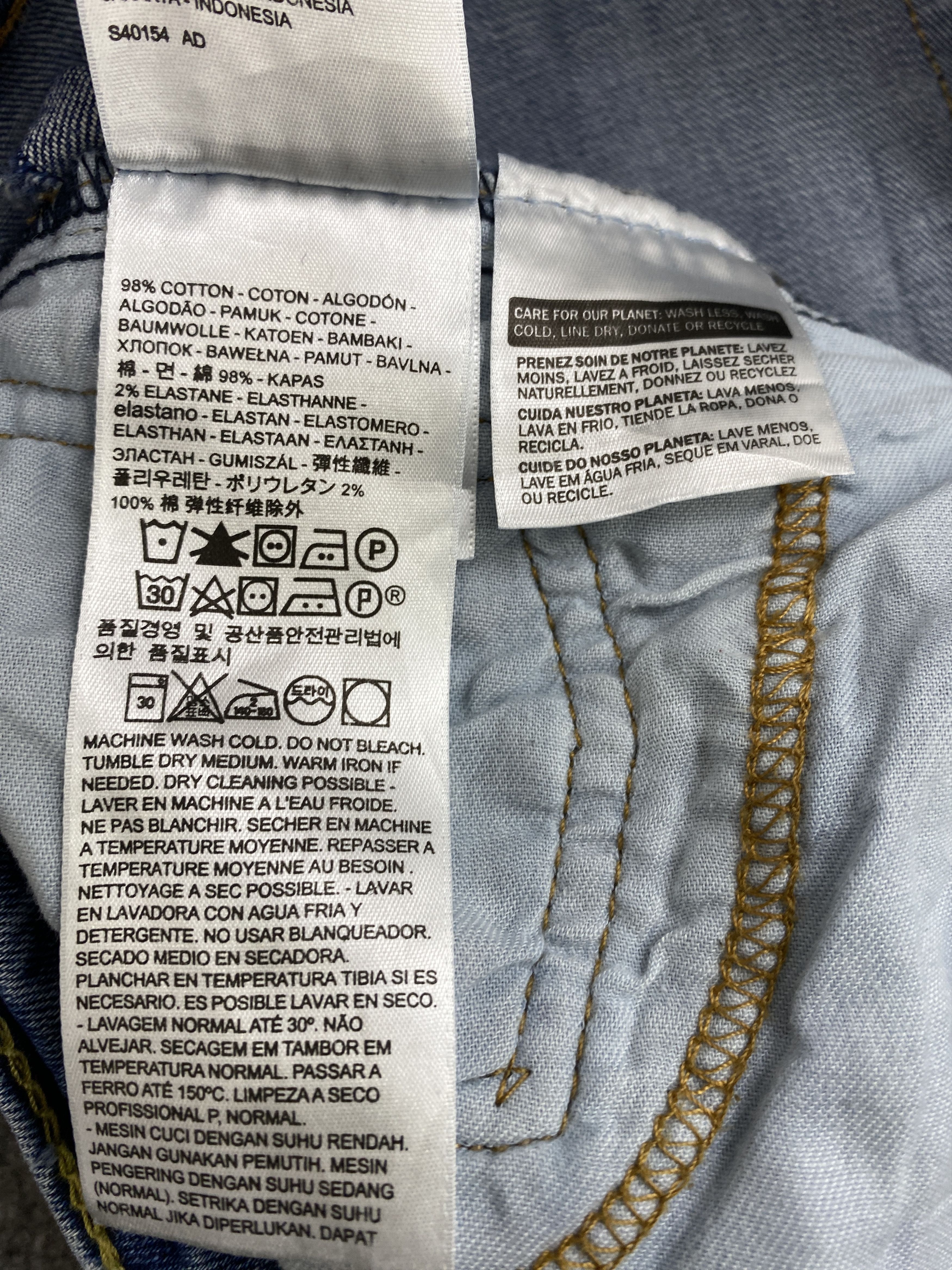 Levi's × Vintage Vintage Levis 569 Blue Denim Jeans Size US 34 / EU 50 - 8 Thumbnail