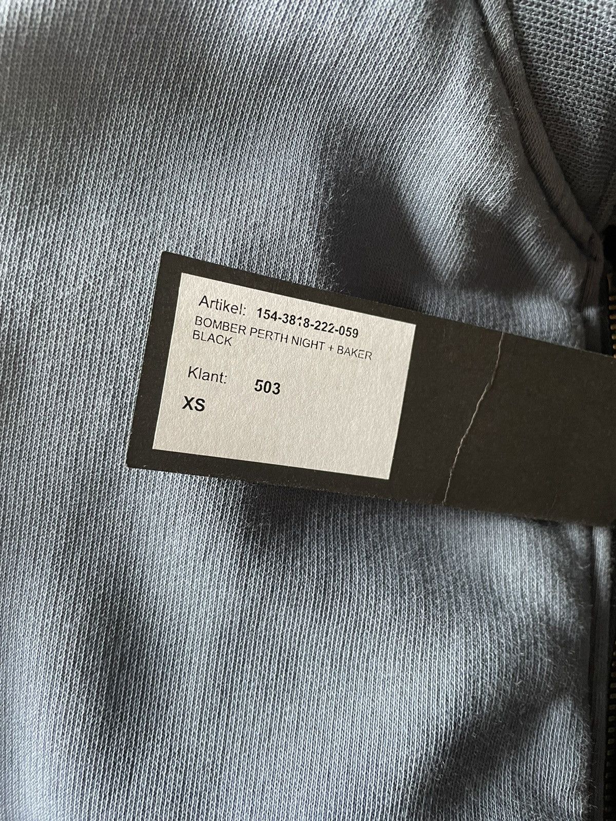 Haider Ackermann FW15 Night Blue Perth Bomber Size US XS / EU 42 / 0 - 12 Thumbnail