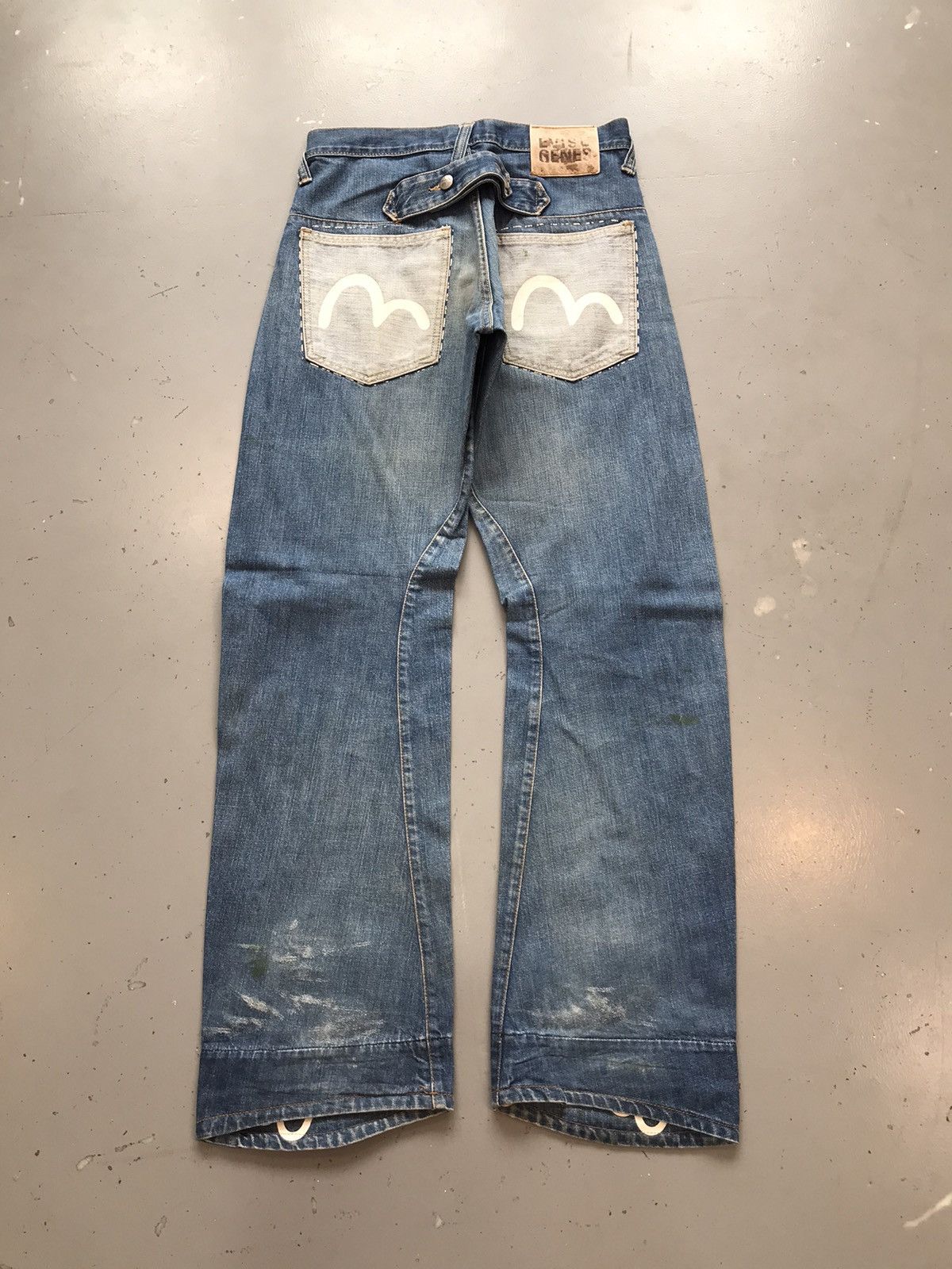 Japanese Brand × Vintage Vintage Evisu inspired engineer denim pant Size US 29 - 1 Thumbnail