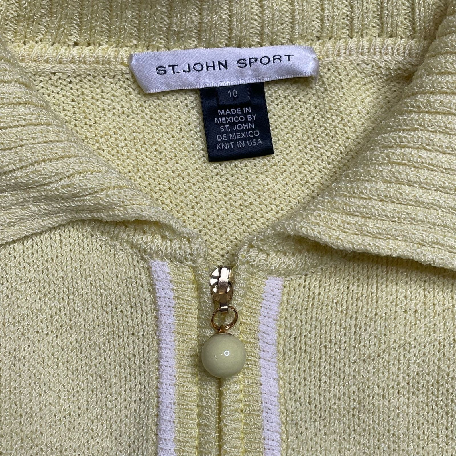 St. John St. John Sport Sweater Jacket Size L / US 10 / IT 46 - 5 Thumbnail
