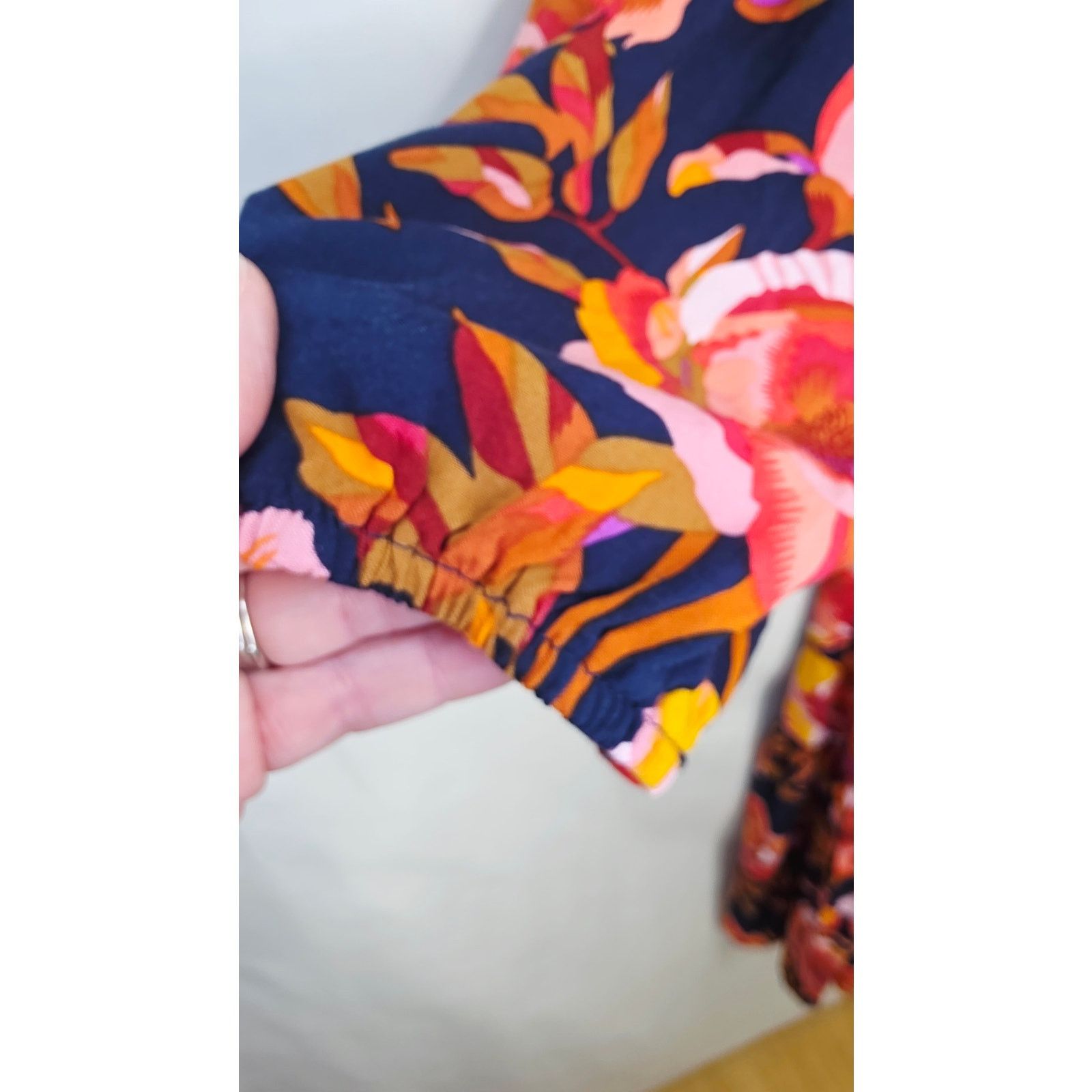 Other Petal & Pup Floral Midi Dress Womens Medium Belted boho Size M / US 6-8 / IT 42-44 - 5 Thumbnail