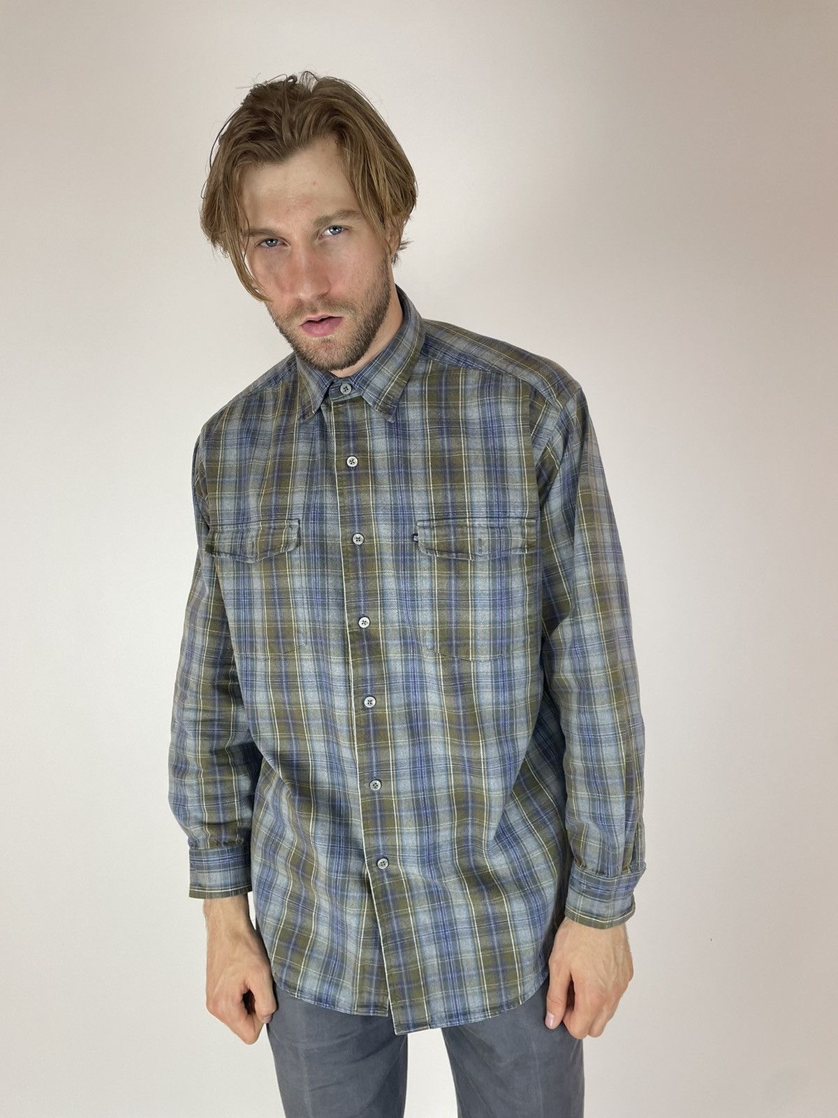 Polo Ralph Lauren × Vintage Ralph Lauren Polo Jeans Co. Plaid shirt long sleeve Large Size US L / EU 52-54 / 3 - 7 Thumbnail