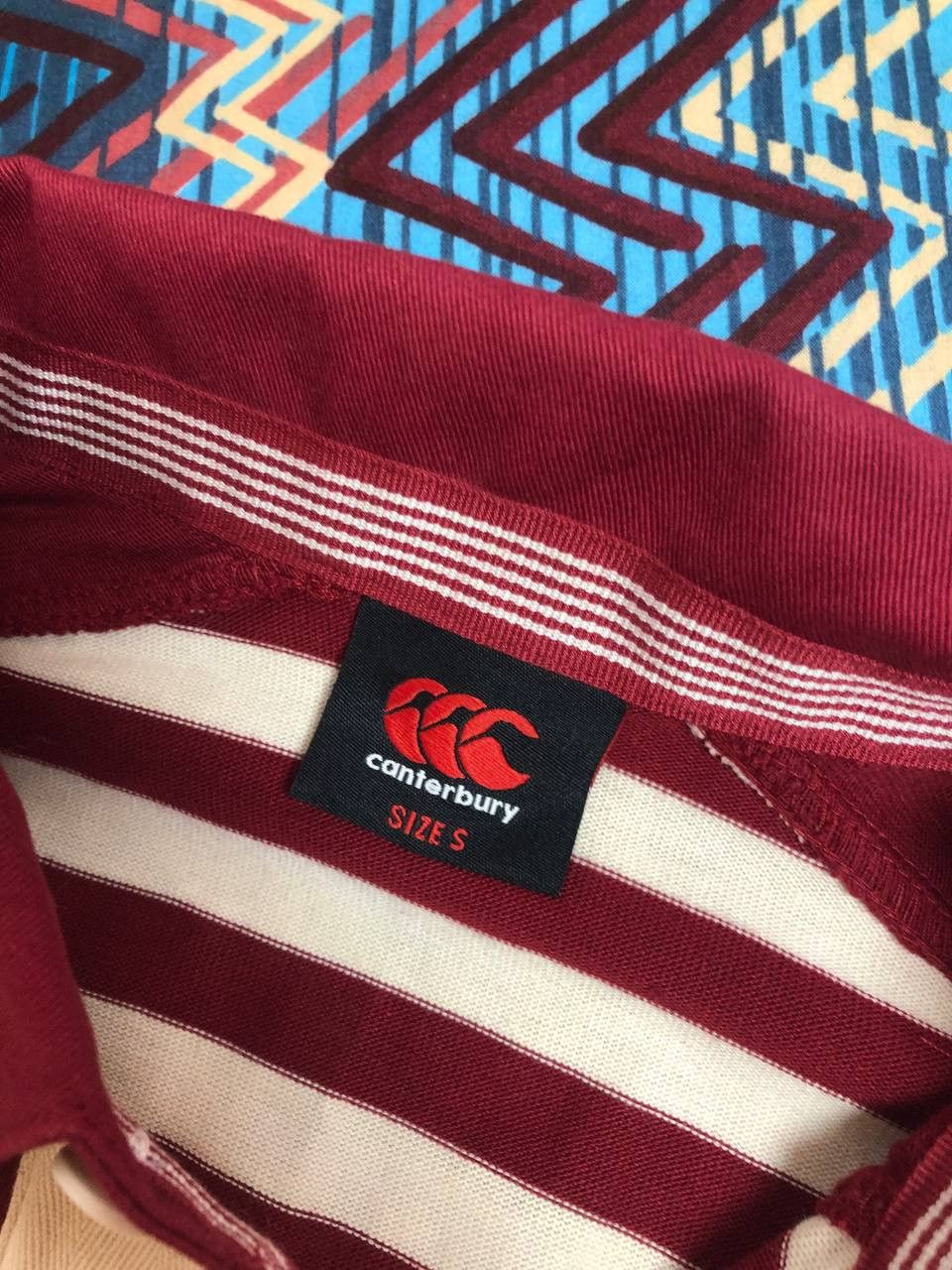 Canterbury of New Zealand England Rugby Long Sleeve Shirt by Canterbury - Maroon - O2 Size US S / EU 44-46 / 1 - 2 Thumbnail