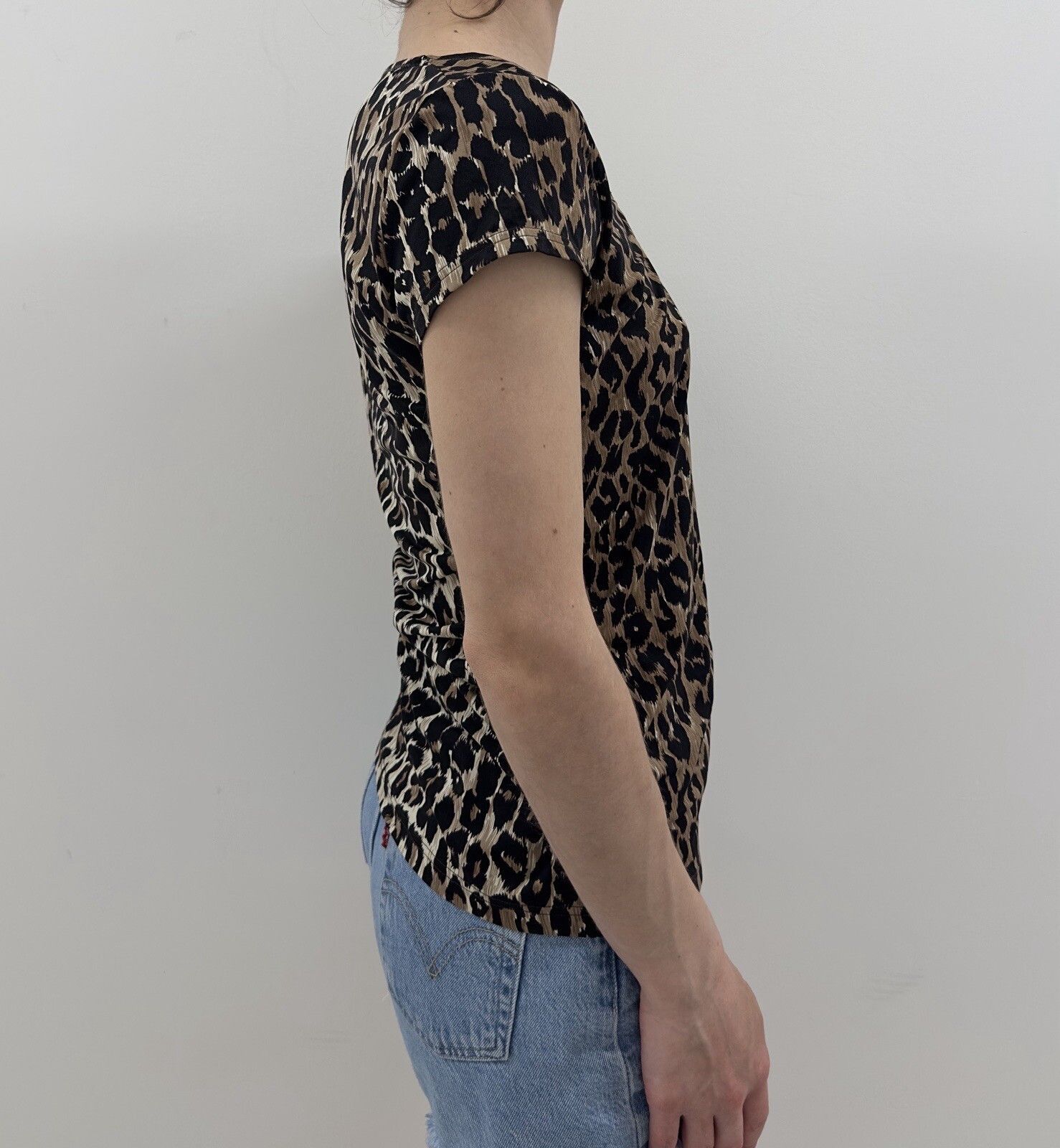 Dolce & Gabbana Dolce&Gabbana Leopard Womens Top T-shirt Size L Size L / US 10 / IT 46 - 8 Thumbnail