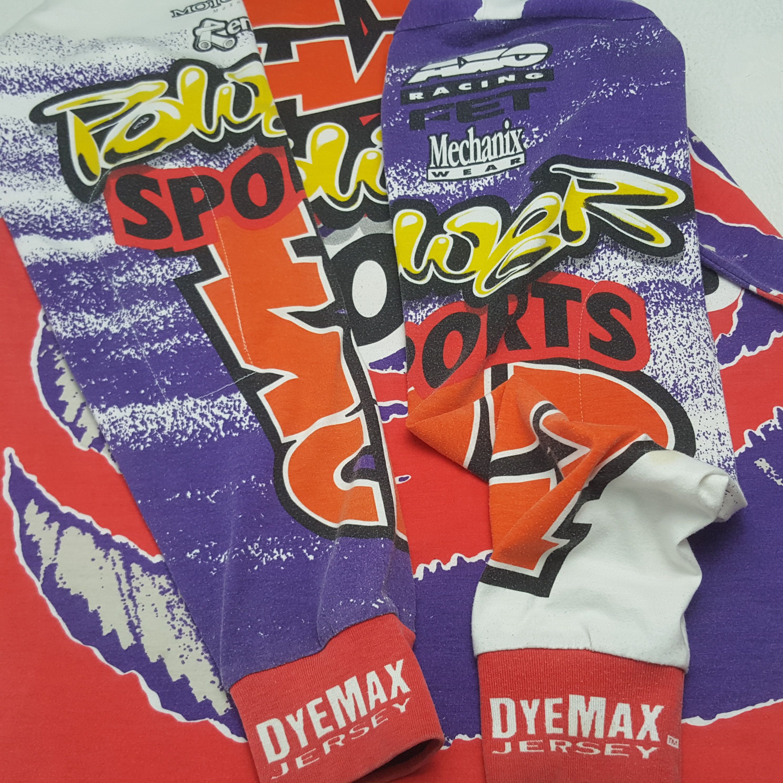Sports Specialties × Vintage Vintage Axo Power Sports Motocross Tshirt Size US L / EU 52-54 / 3 - 8 Thumbnail