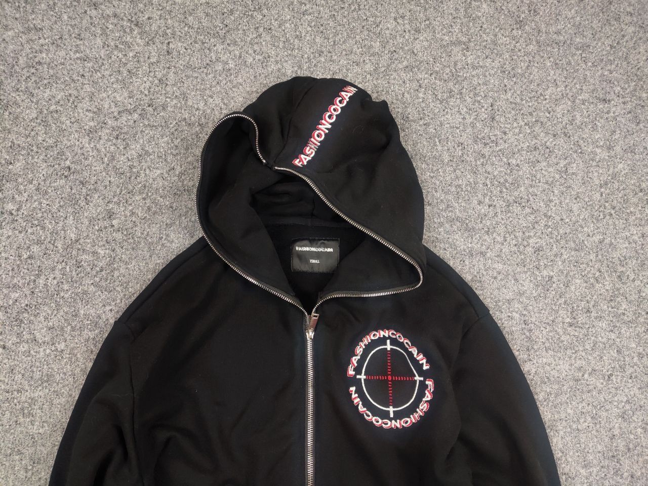Le Grande Bleu (L.G.B.) Fashion Cocain Design Logo Full Zip Up Hoodie l.g.b. Style Size US S / EU 44-46 / 1 - 4 Thumbnail