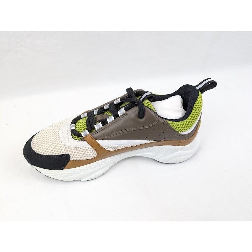 Dior o1rshd1 B22 Calf Mesh Sneakers in Brown/Kaki Size US 9 / EU 42 - 8 Thumbnail