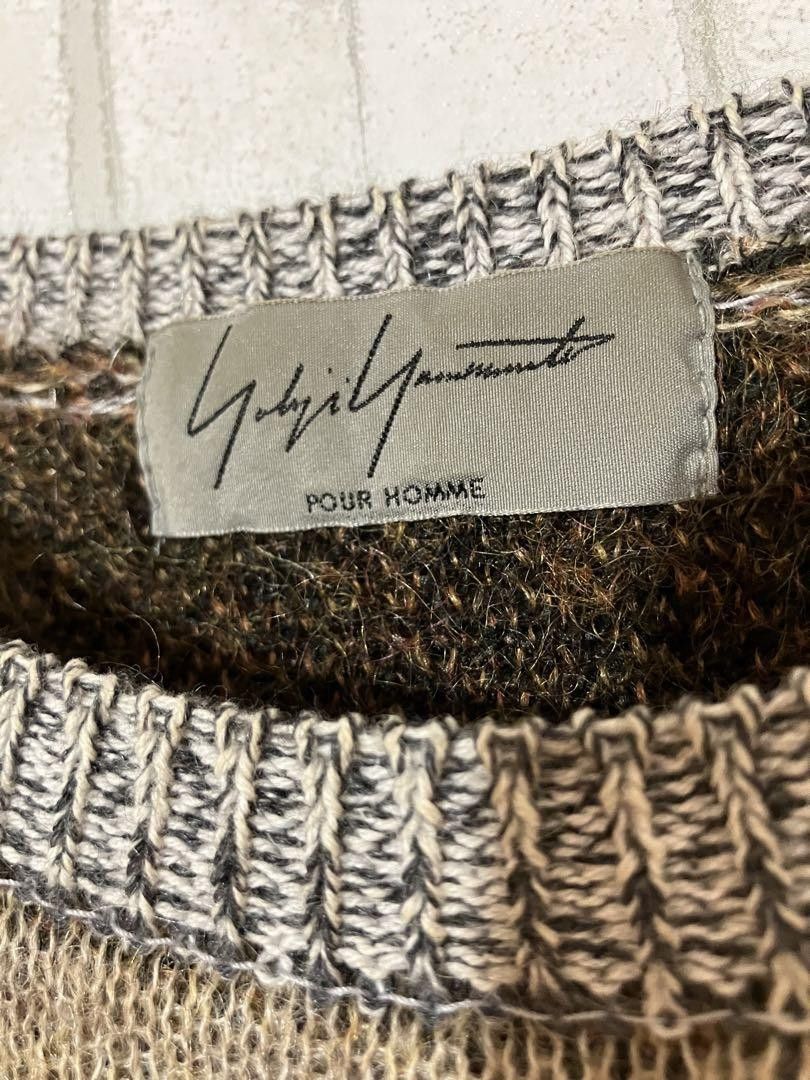 Yohji Yamamoto Yohji Yamamoto POUR HOMME 2013aw mohair mixed knit Size US L / EU 52-54 / 3 - 3 Thumbnail