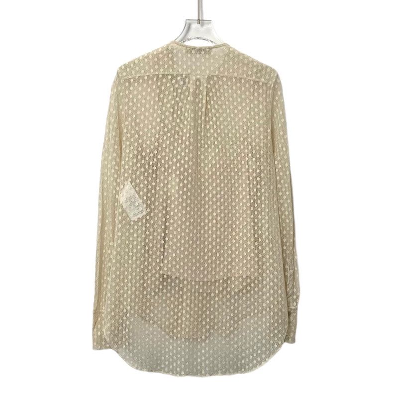 Dior Dior Beige lace bee embroidered mulberry silk mesh round-n Size XS / US 0-2 / IT 36-38 - 2 Thumbnail