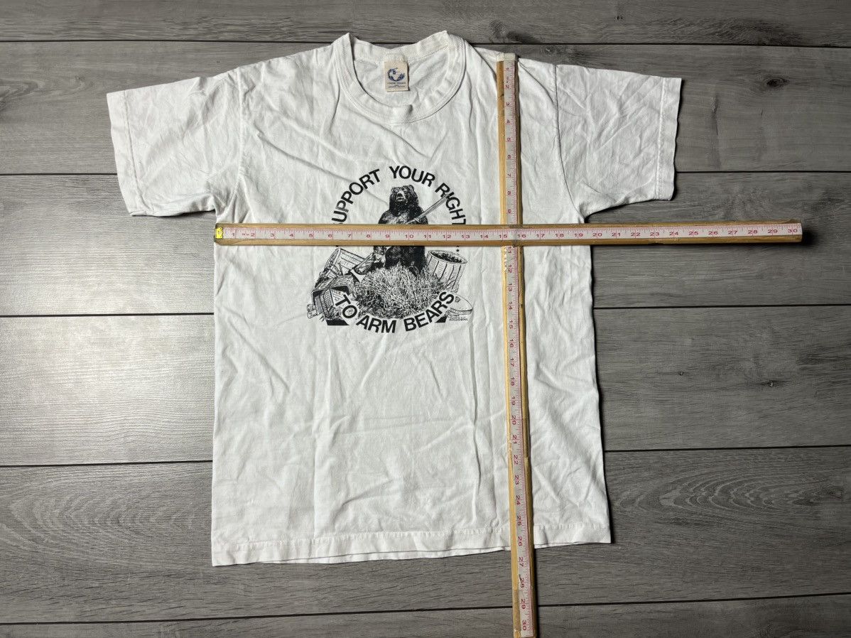Band Tees × Vintage Vintage Support your Right To arm Bears Tshirt 1984 Size US M / EU 48-50 / 2 - 6 Thumbnail