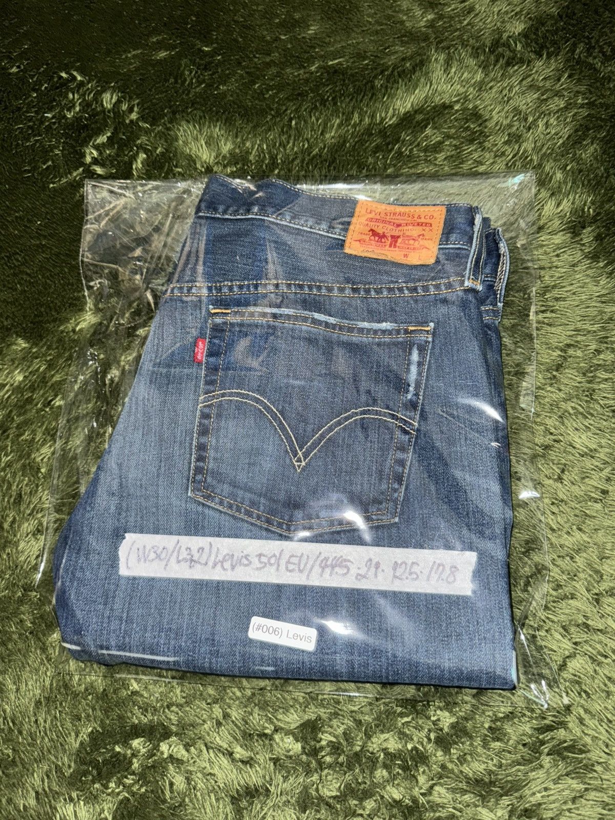 Levi's [W30/L32] Levis 501 Europe released relaxed fit denim pants Size US 30 / EU 46 - 12 Thumbnail