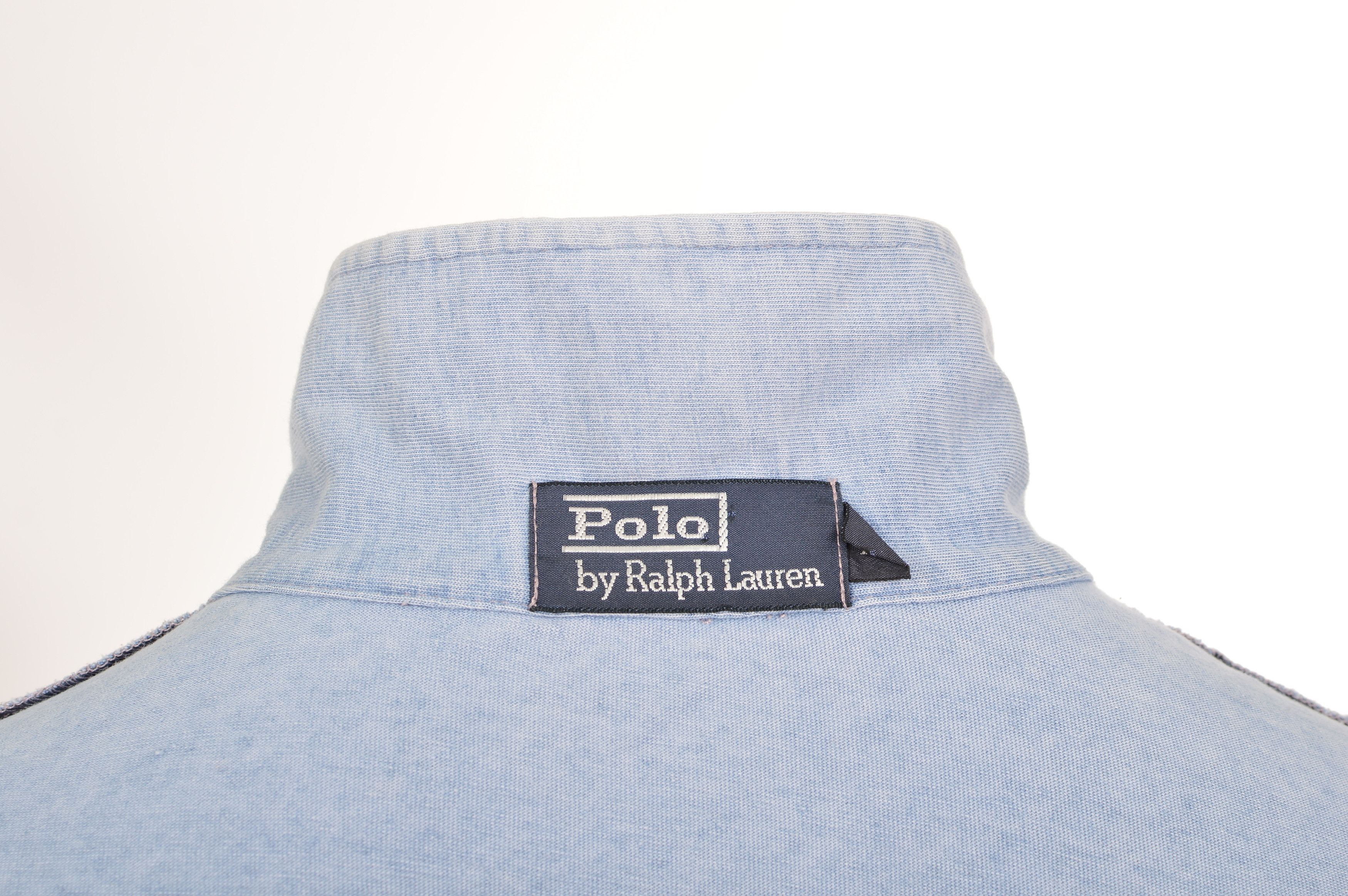 Polo Ralph Lauren Polo Ralph Lauren Vintage Patchwork Polo Shirt Size US XL / EU 56 / 4 - 5 Thumbnail