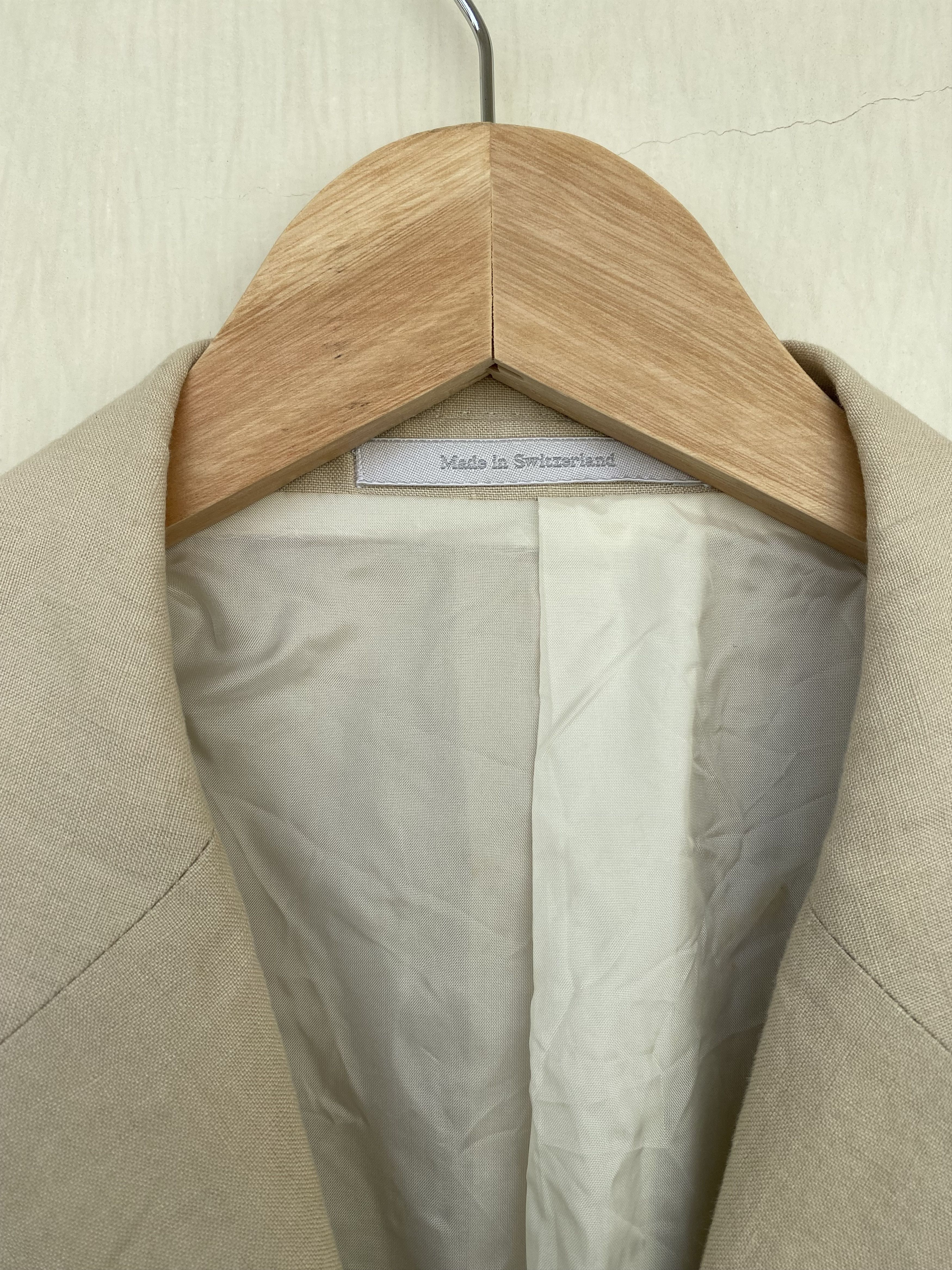Ermenegildo Zegna Z Zegna Linen Blazer Coat Size 52L - 2 Thumbnail