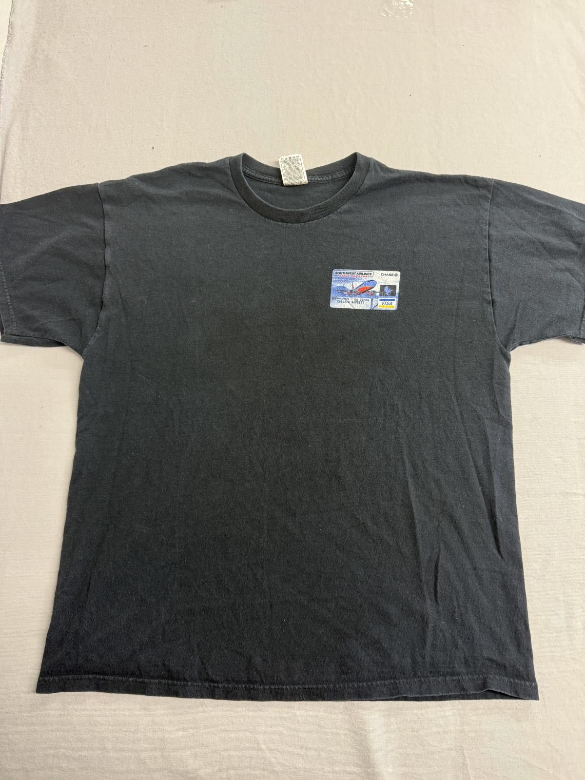 Fruit Of The Loom Y2K Southwest Airlines CC T-shirt - Cleveland Rocks Skyline Size US XL / EU 56 / 4 - 2 Thumbnail