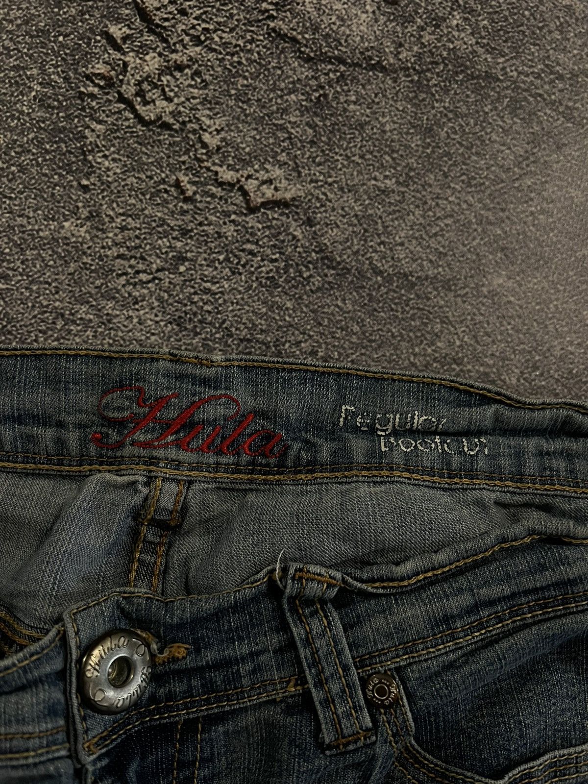 Vintage Balenciaga Style Swag Flare Darkwear Denim / Archive Vintage Size US 30 / EU 46 - 10 Thumbnail